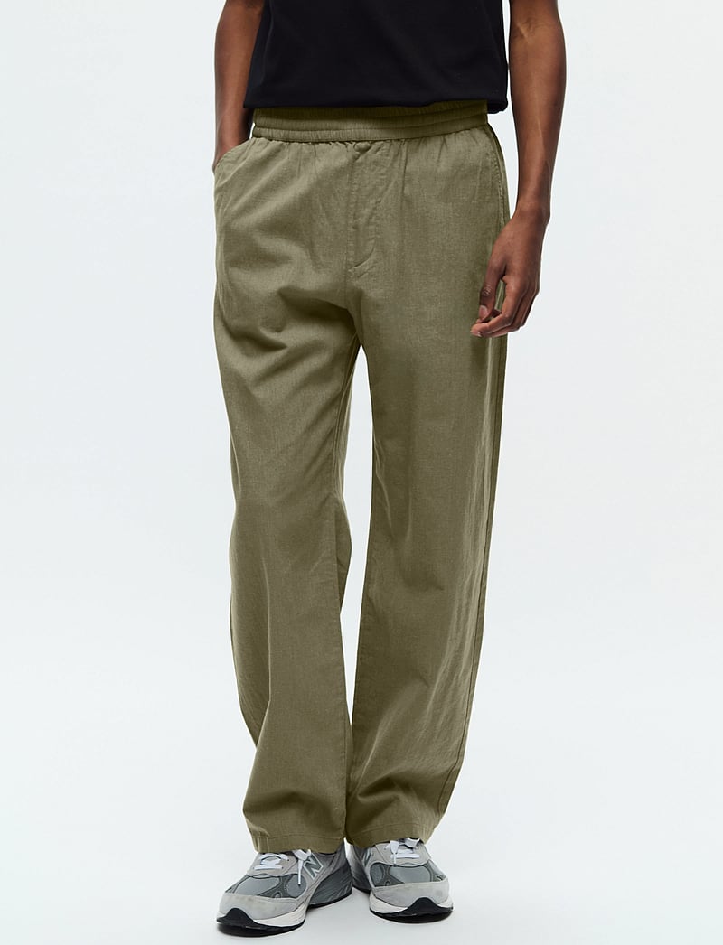 WOOD WOOD - WWenoch Pant - linased püksid - dusty olive - 4