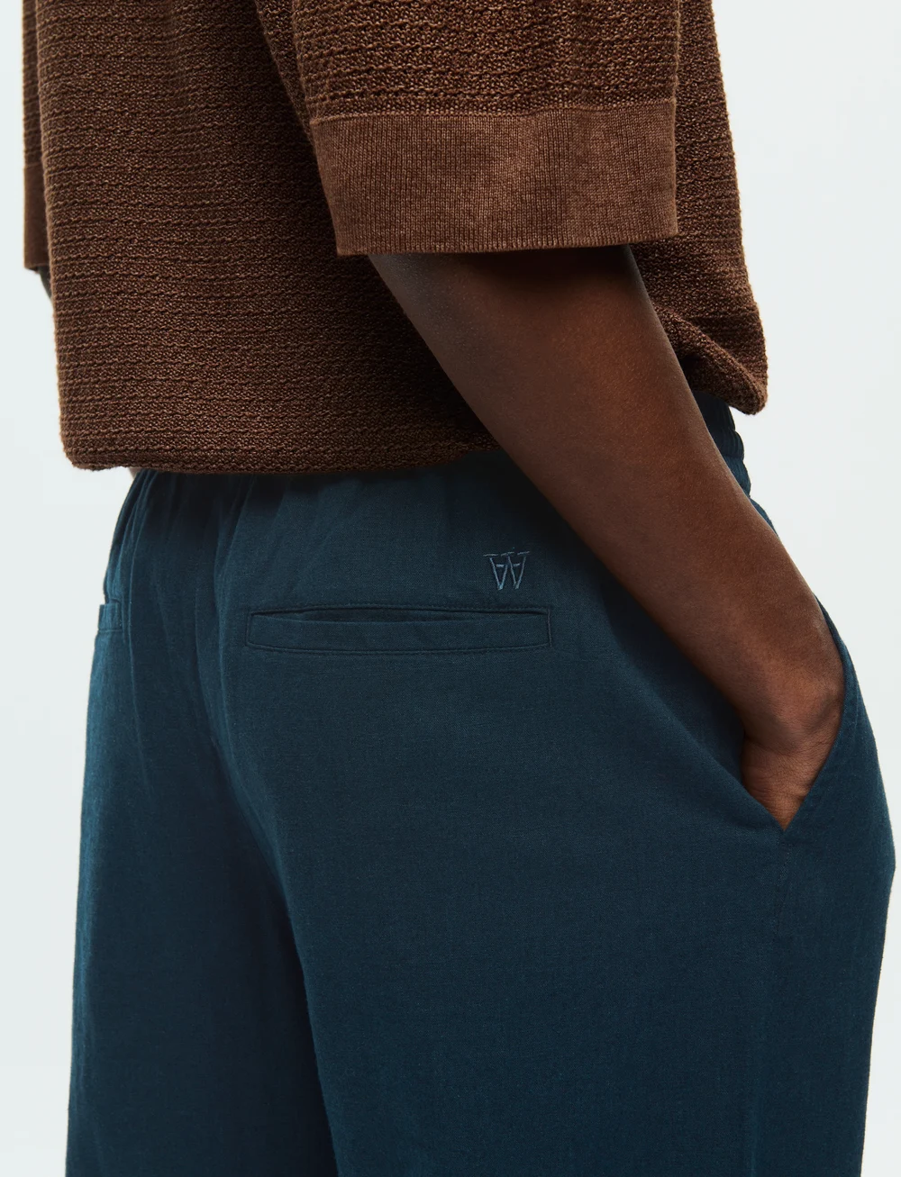 WOOD WOOD - WWenoch Pant - hørbukser - salute - 3