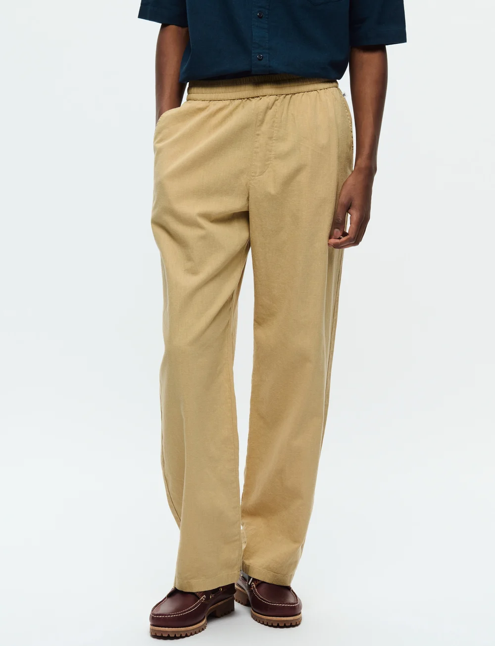 WOOD WOOD - WWenoch Pant - hørbukser - starfish - 0