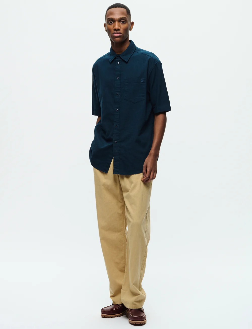 WOOD WOOD - WWenoch Pant - hørbukser - starfish - 2