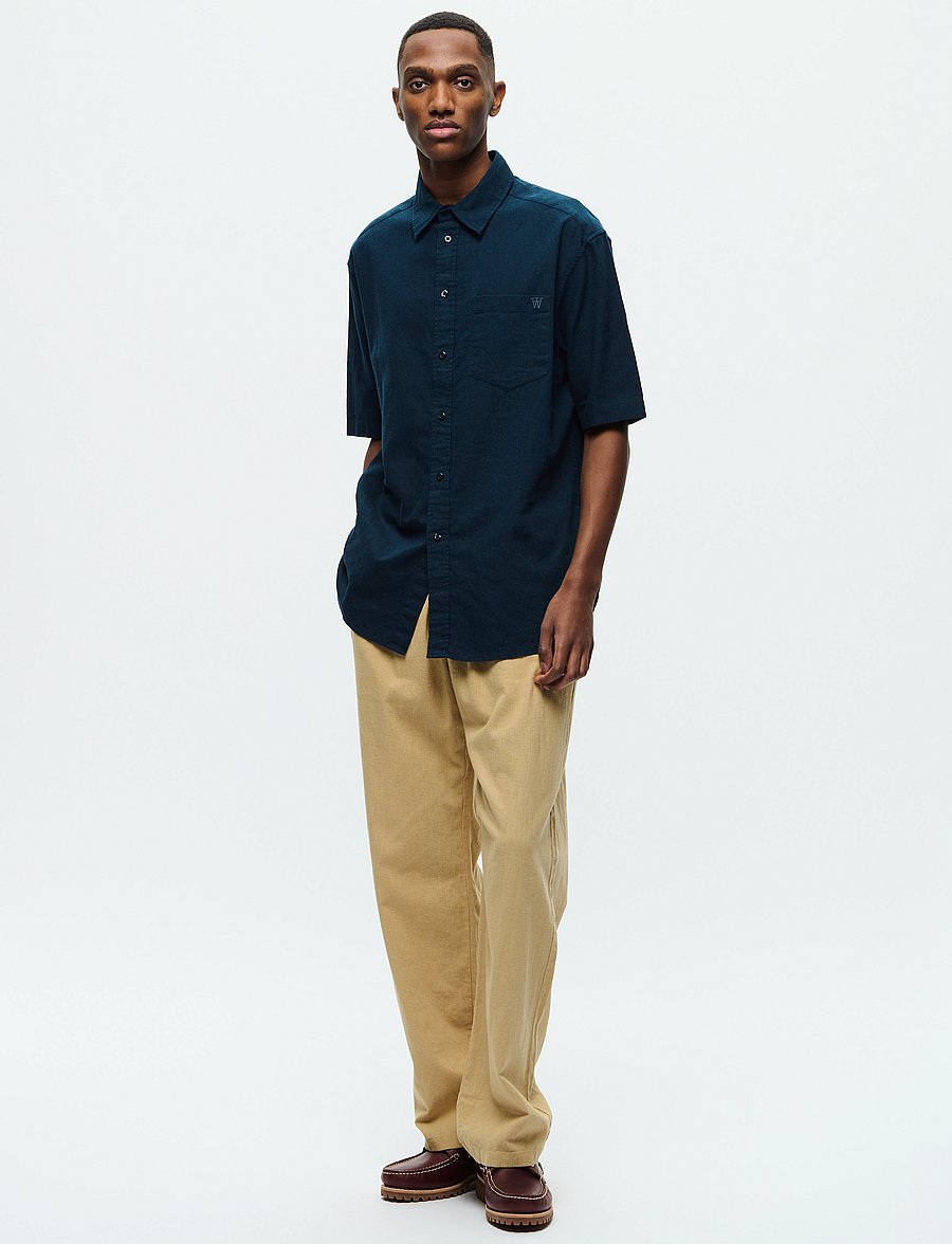 WOOD WOOD - WWenoch Pant - hørbukser - starfish - 2
