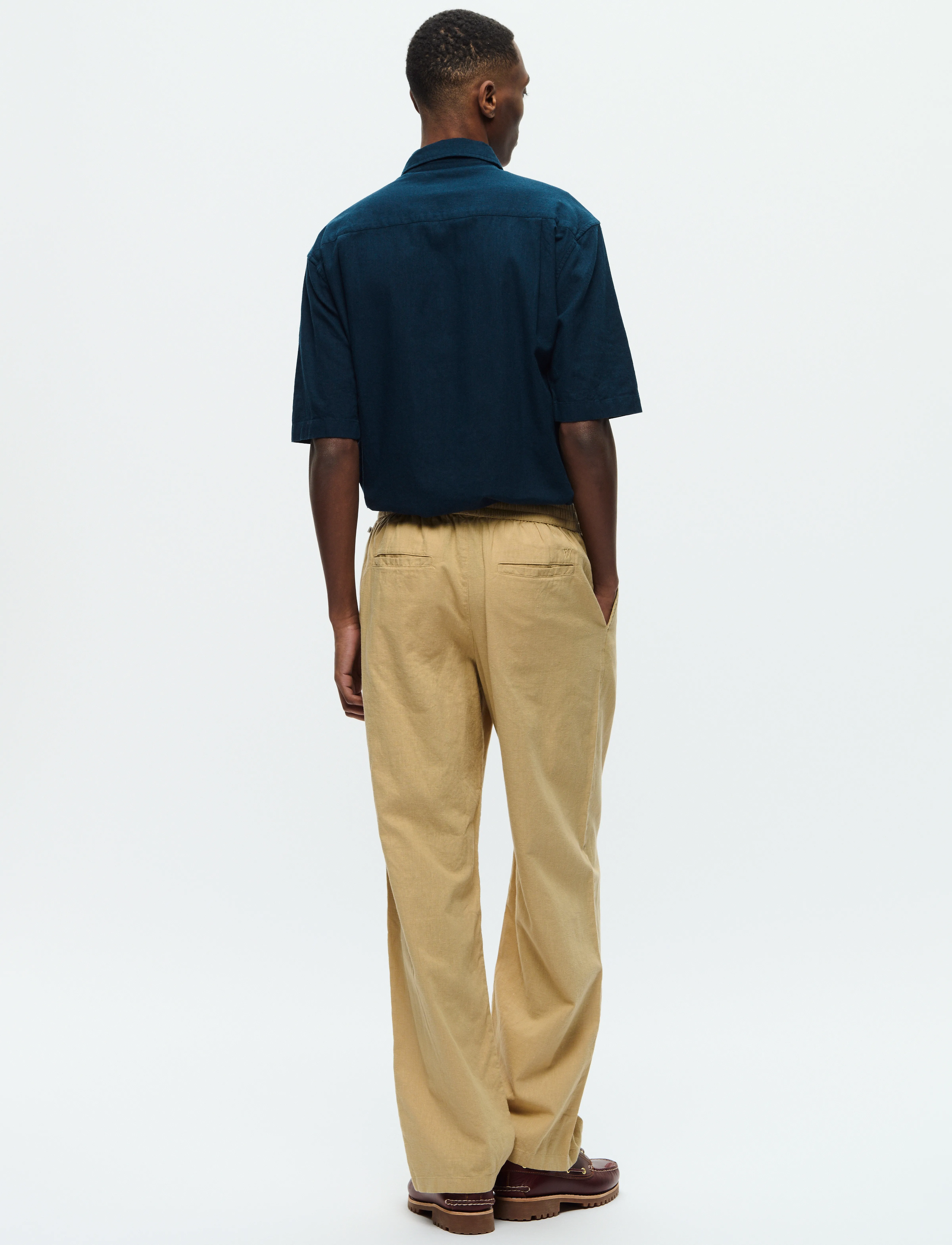WOOD WOOD - WWenoch Pant - linen trousers - starfish - 3