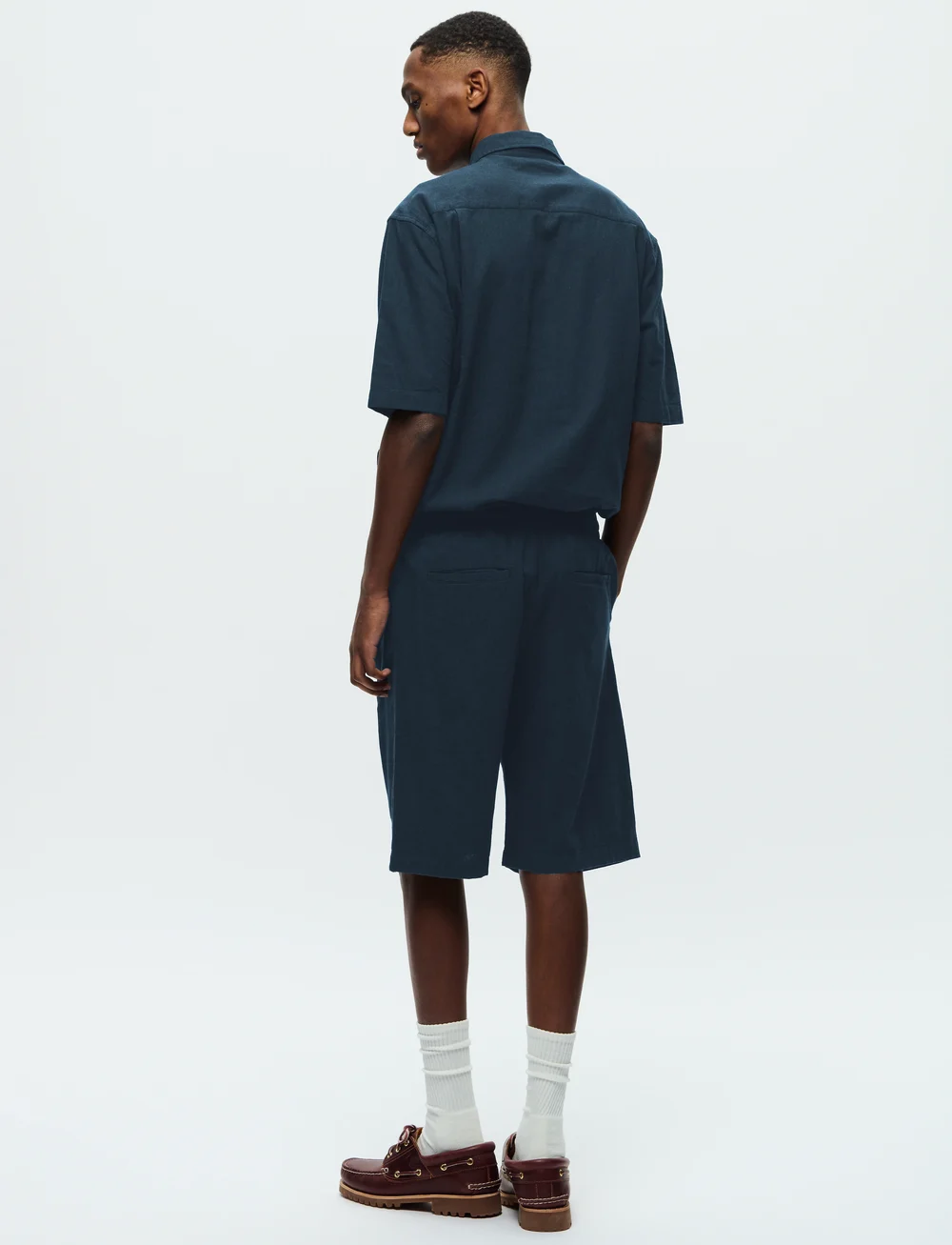 WOOD WOOD - WWenoch Short - hørshorts - salute - 3