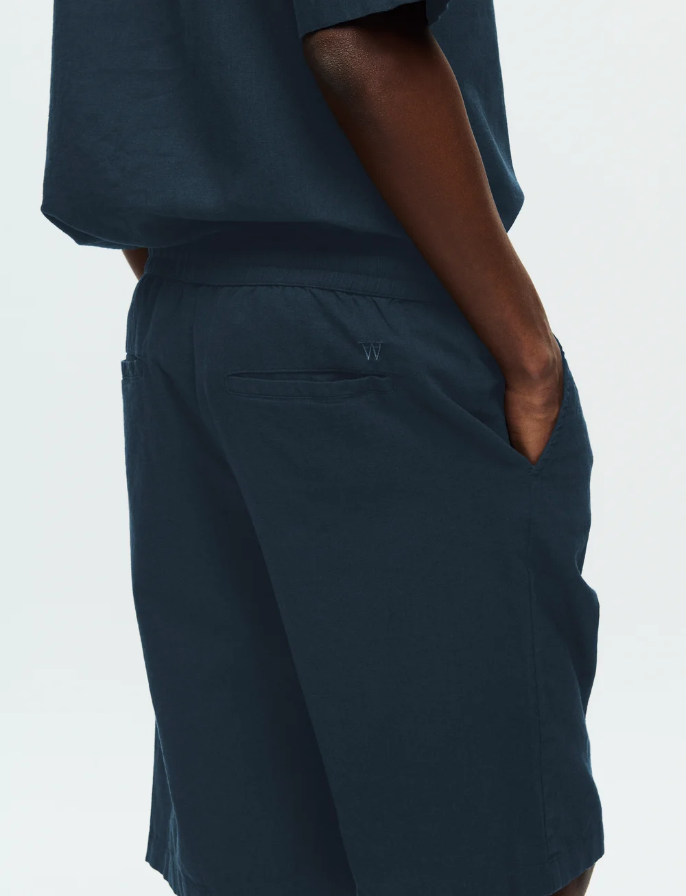 WOOD WOOD - WWenoch Short - hørshorts - salute - 4