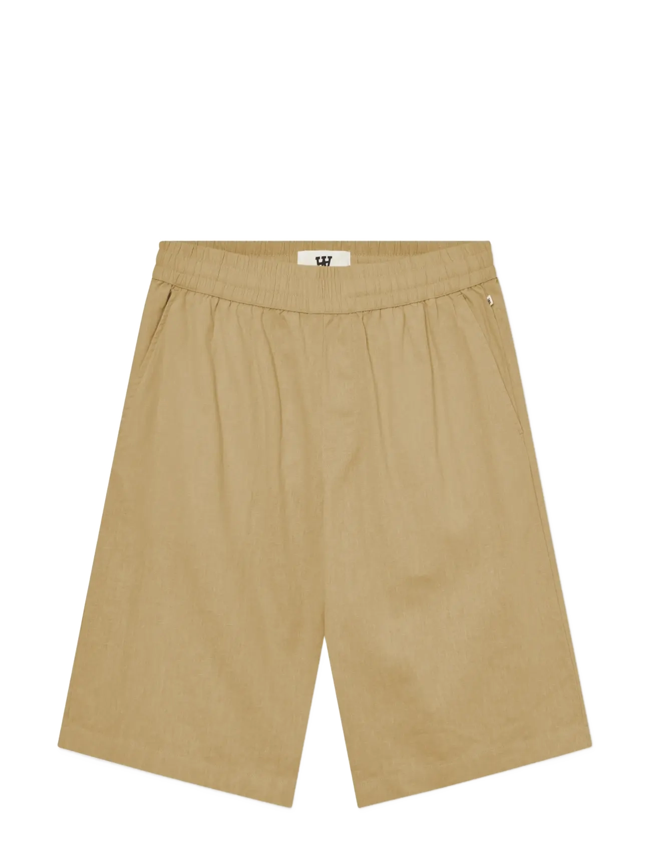WOOD WOOD WWenoch Short - Hørshorts - STARFISH / beige