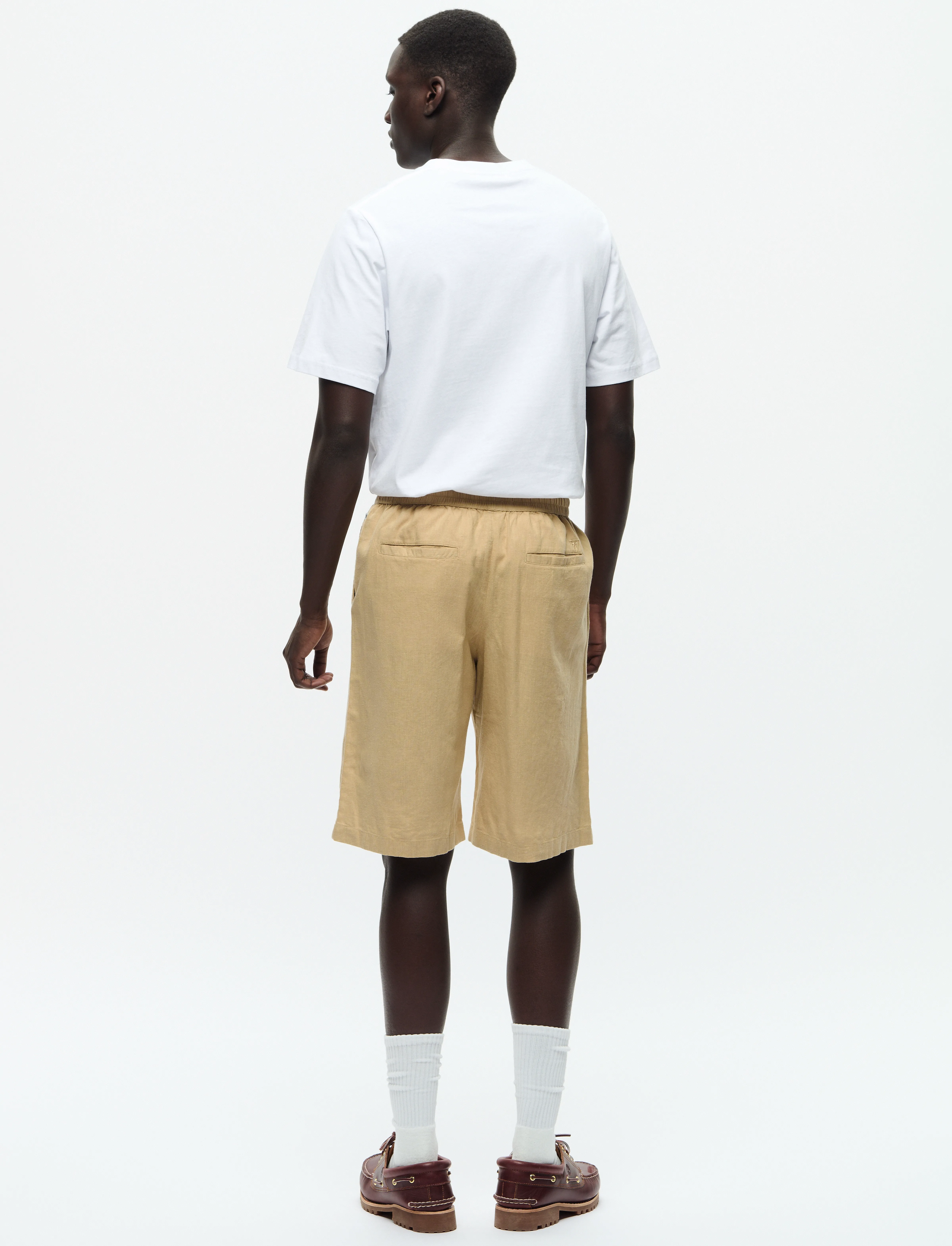 WOOD WOOD - WWenoch Short - shorts en lin - starfish - 3