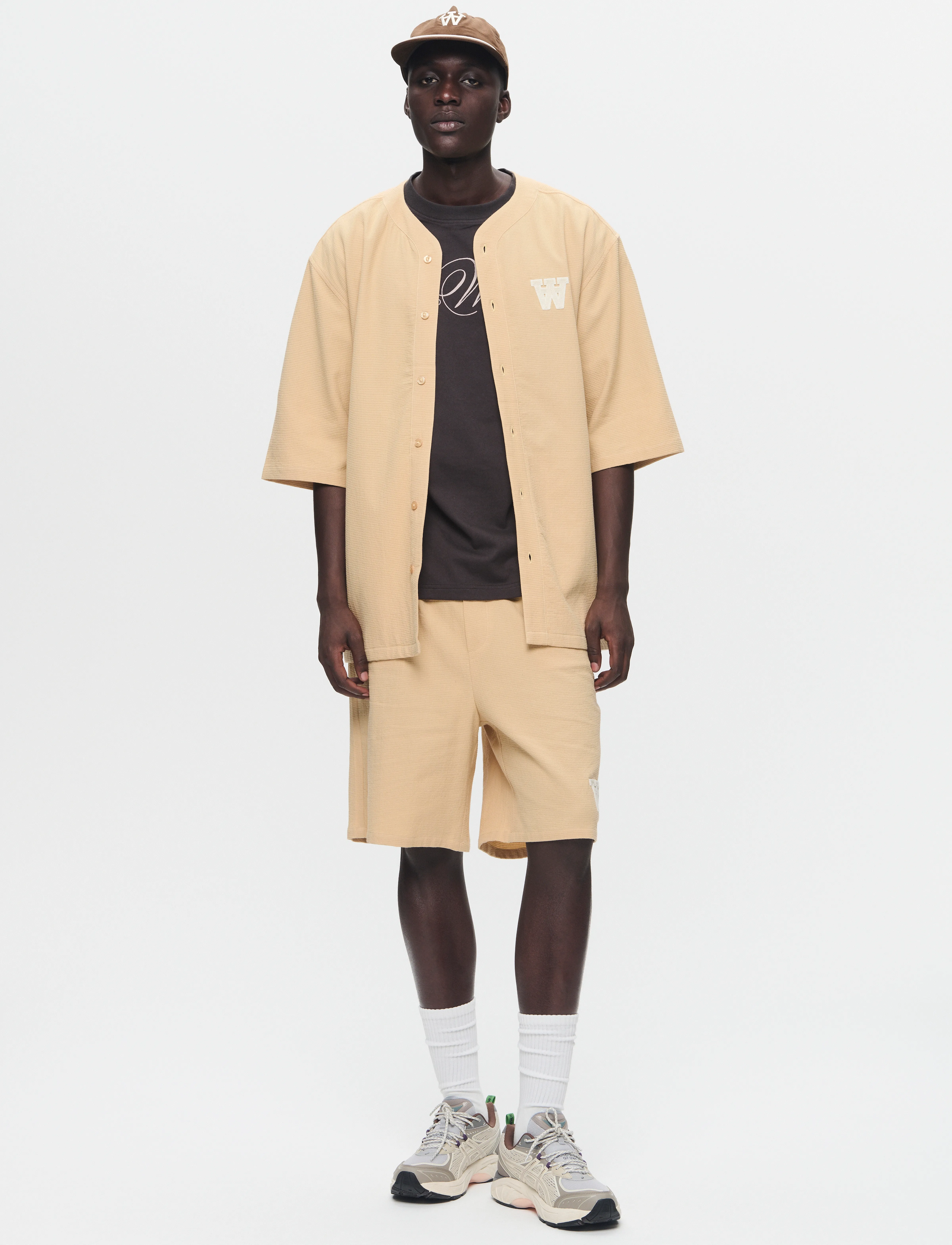 WOOD WOOD - WWHardy shirt - kurzarmhemden - curds & whey - 2