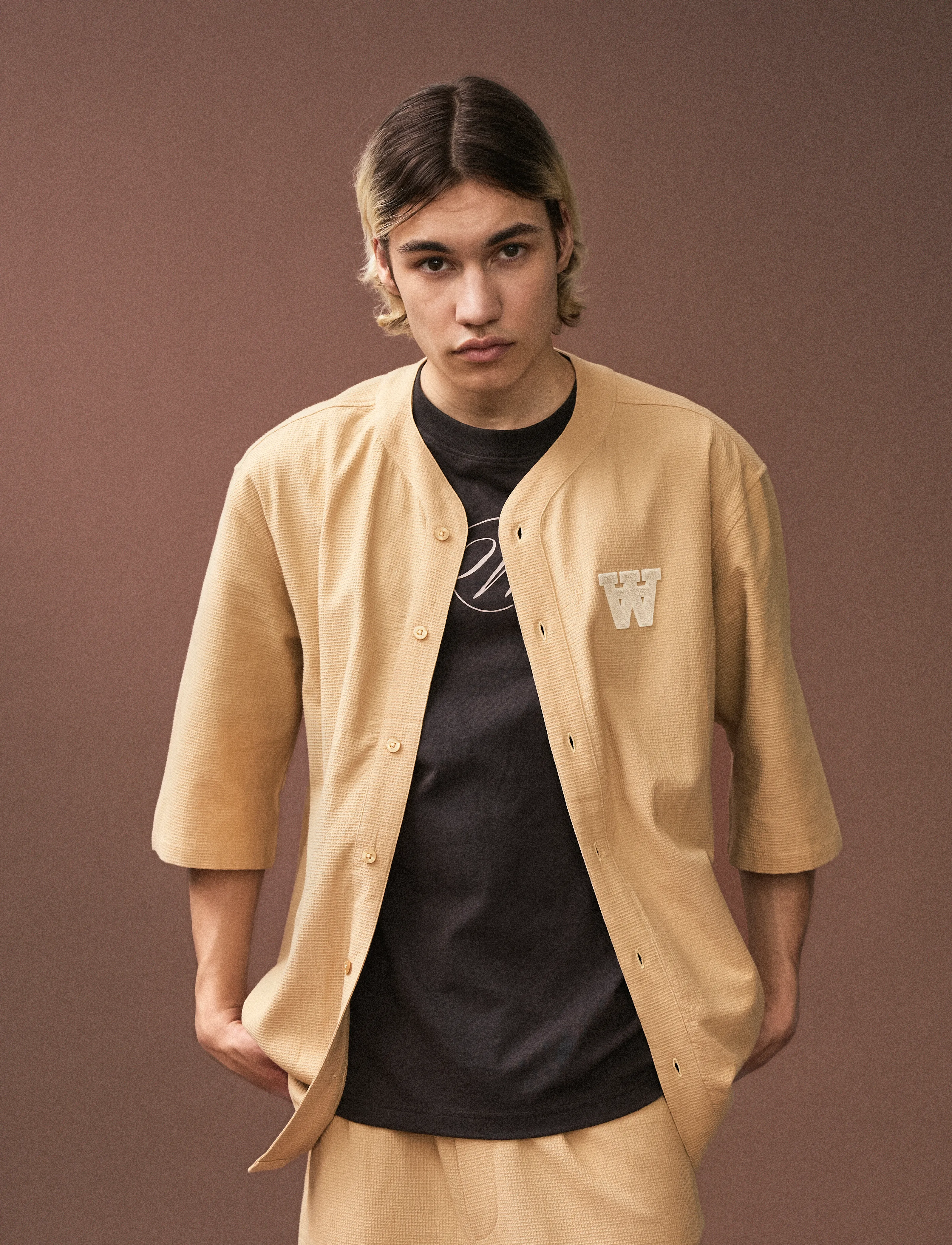 WOOD WOOD - WWHardy shirt - kurzarmhemden - curds & whey - 5