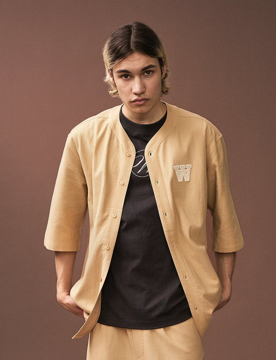 WOOD WOOD - WWHardy shirt - chemises à manches courtes - curds & whey - 5