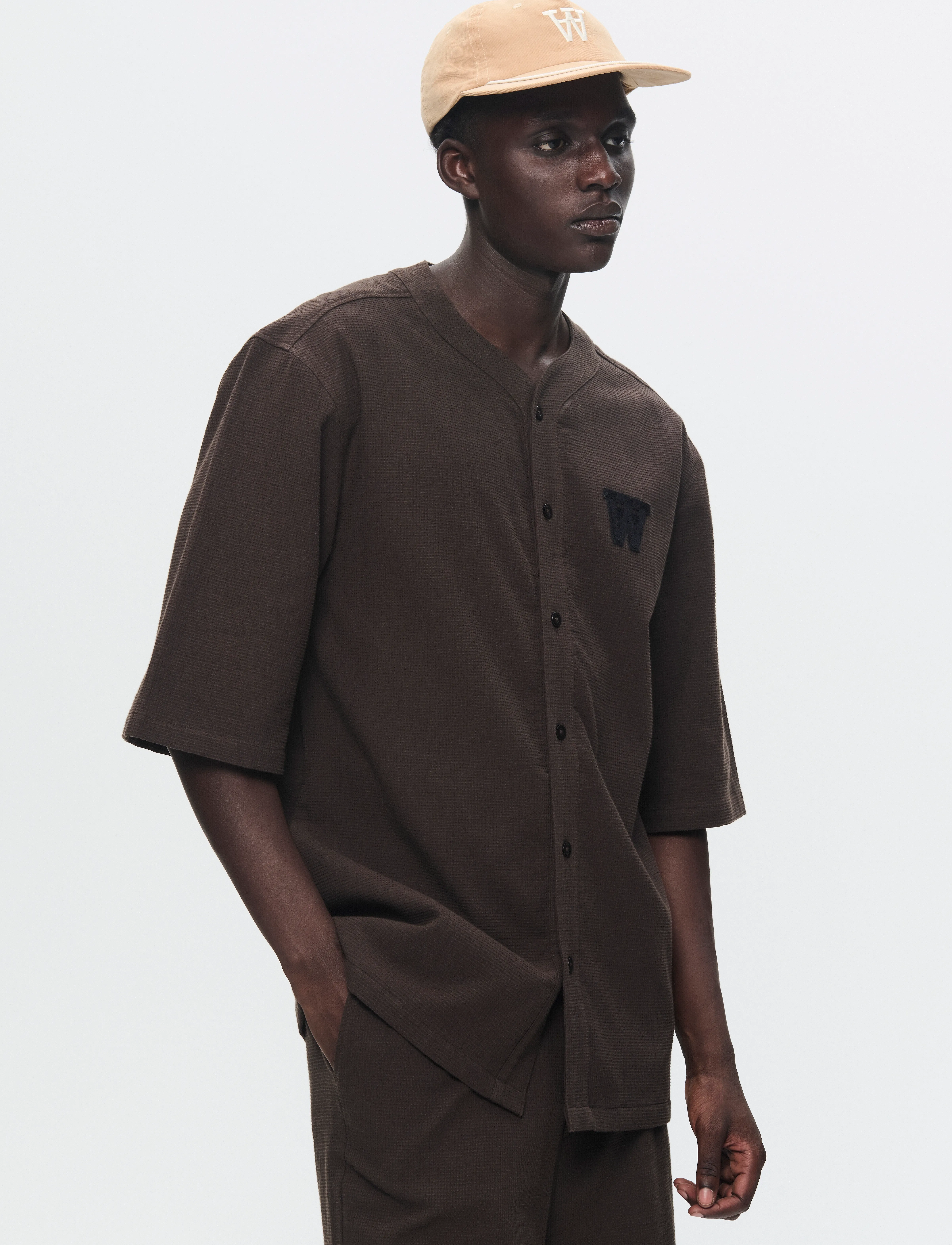 WOOD WOOD WWHardy shirt - Skjorter - LICORICE / brown