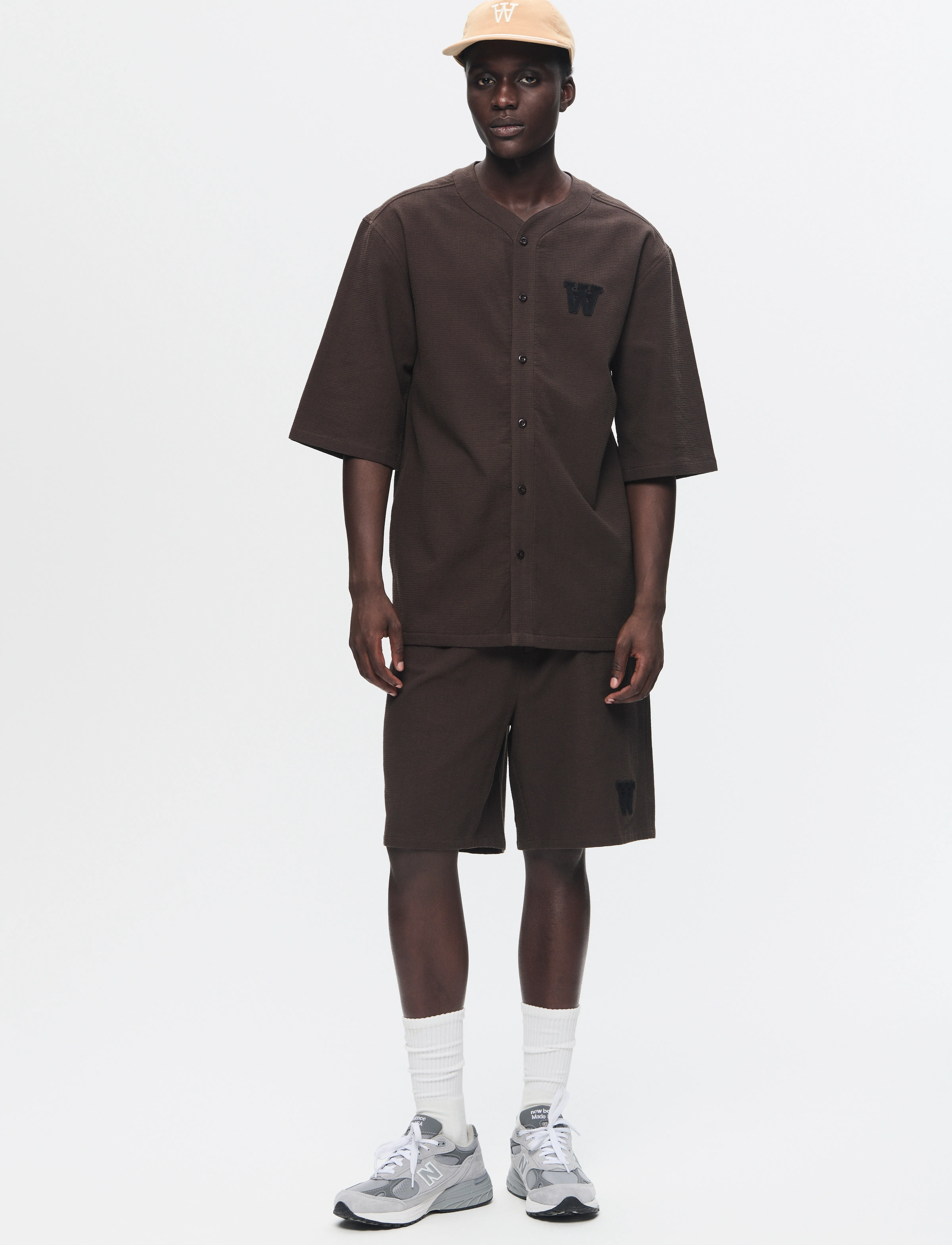 WOOD WOOD - WWHardy shirt - kurzarmhemden - licorice - 2