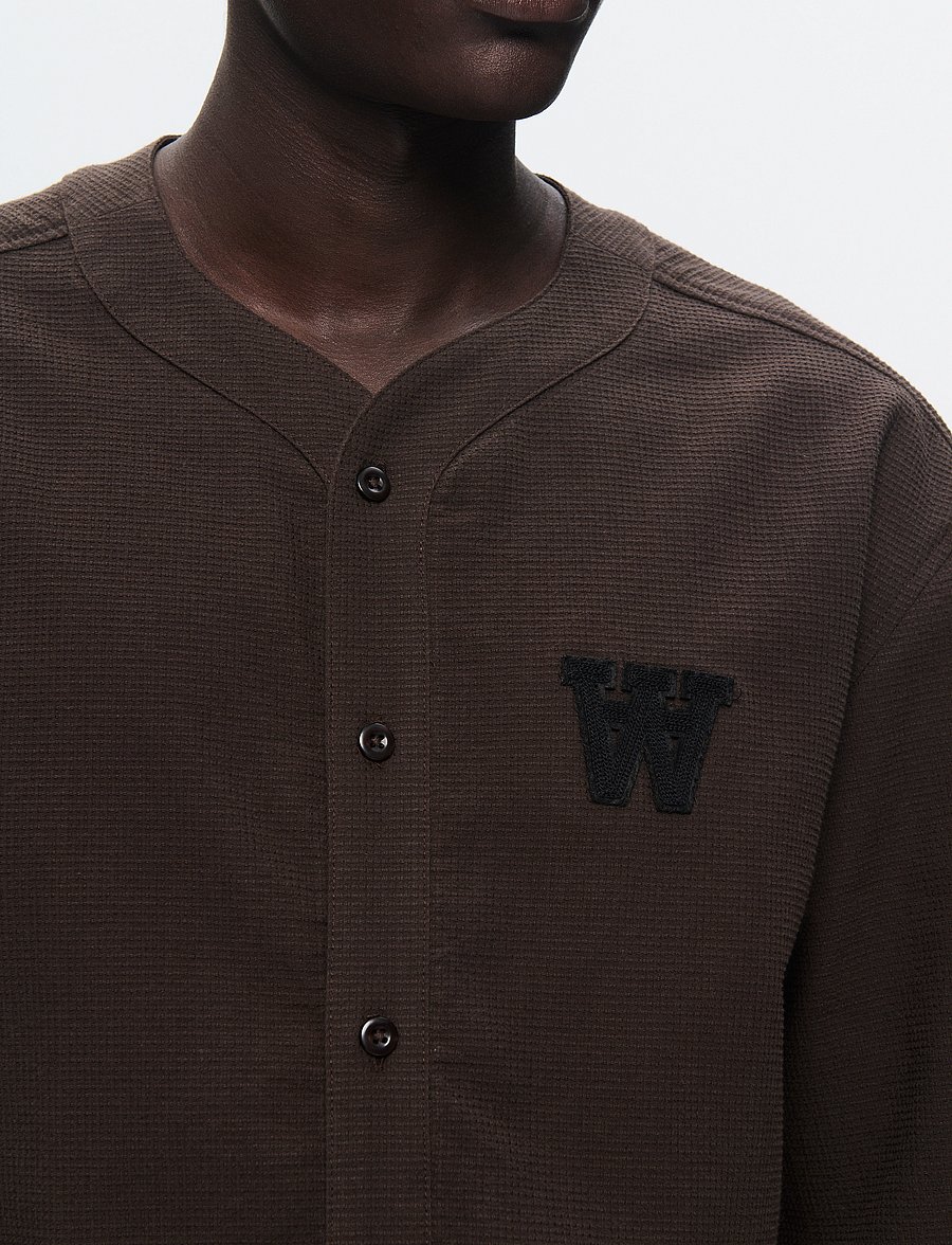 WOOD WOOD - WWHardy shirt - chemises à manches courtes - licorice - 5