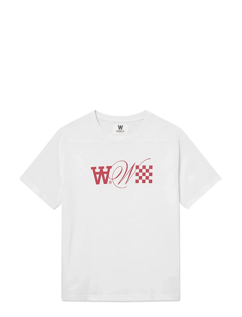 WOOD WOOD - WWAce - kortærmede t-shirts - bright white - 1