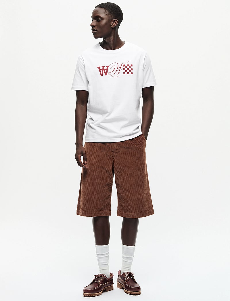 WOOD WOOD - WWAce - kortærmede t-shirts - bright white - 2