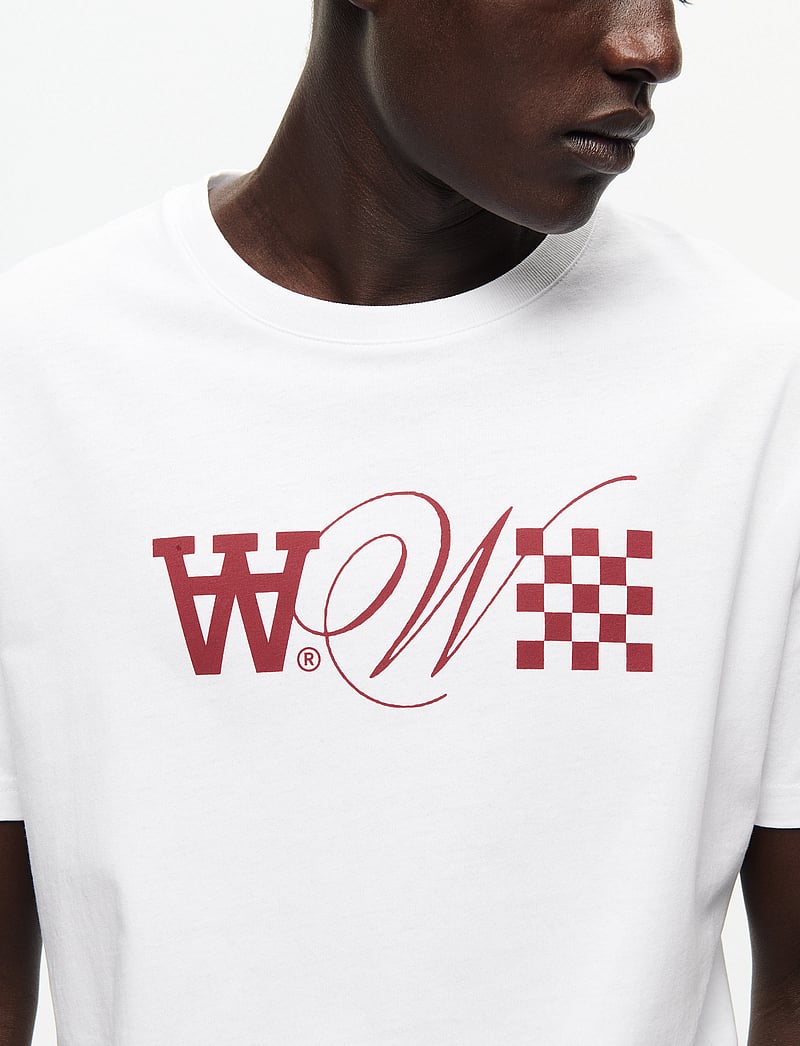 WOOD WOOD - WWAce - kortærmede t-shirts - bright white - 4