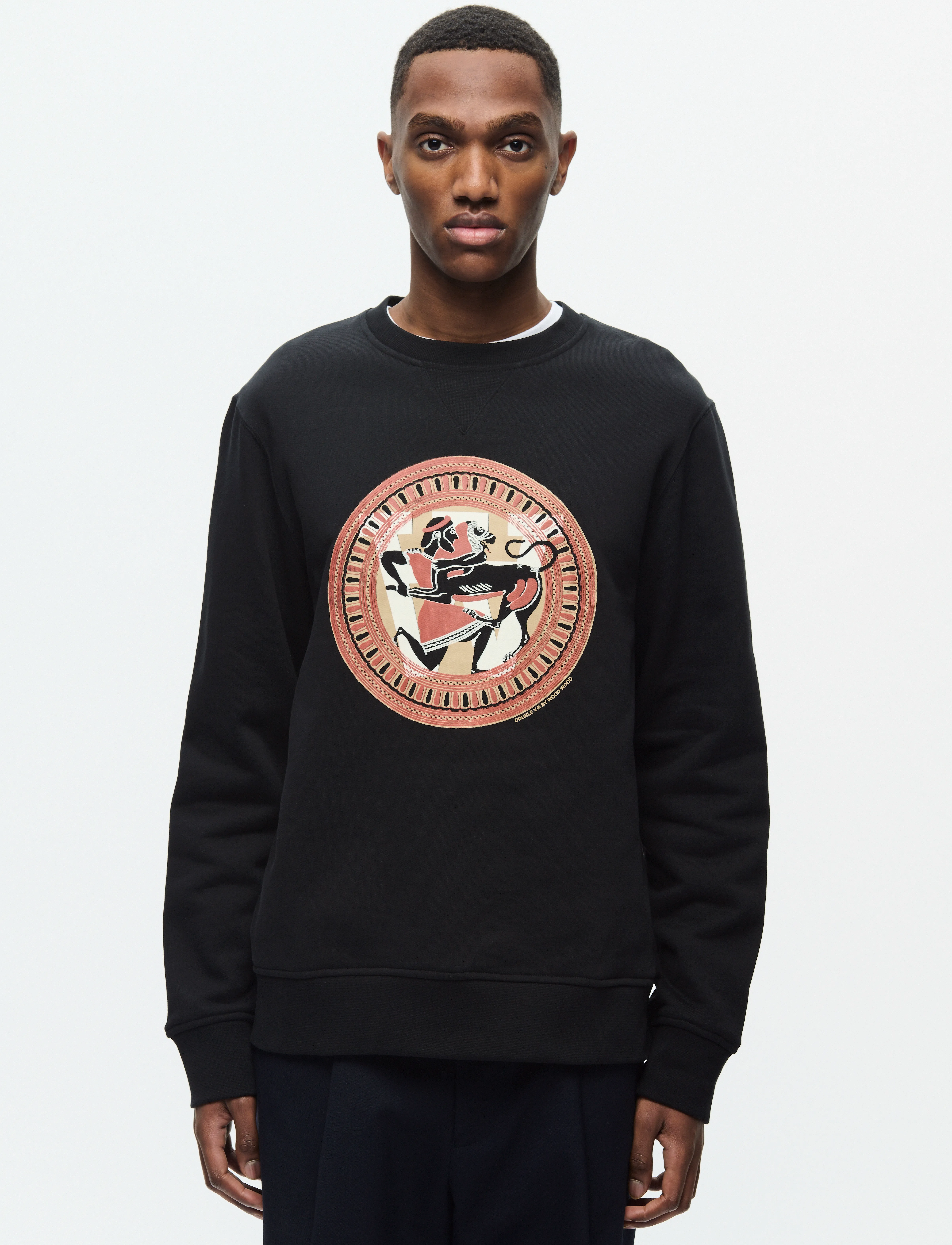 WOOD WOOD WWTye - Sweatshirts - BLACK / black
