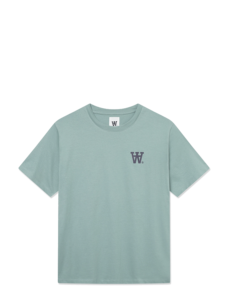 WOOD WOOD - WWAce AA - krótki rękaw - blue surf - 1