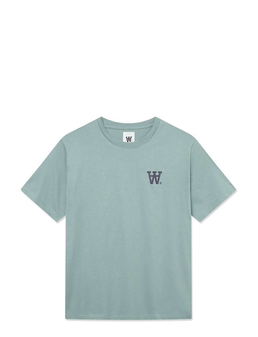 WOOD WOOD - WWAce AA - t-krekli ar īsām piedurknēm - blue surf - 1
