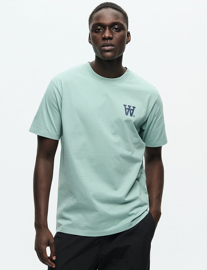 WOOD WOOD - WWAce AA - krótki rękaw - blue surf - 0