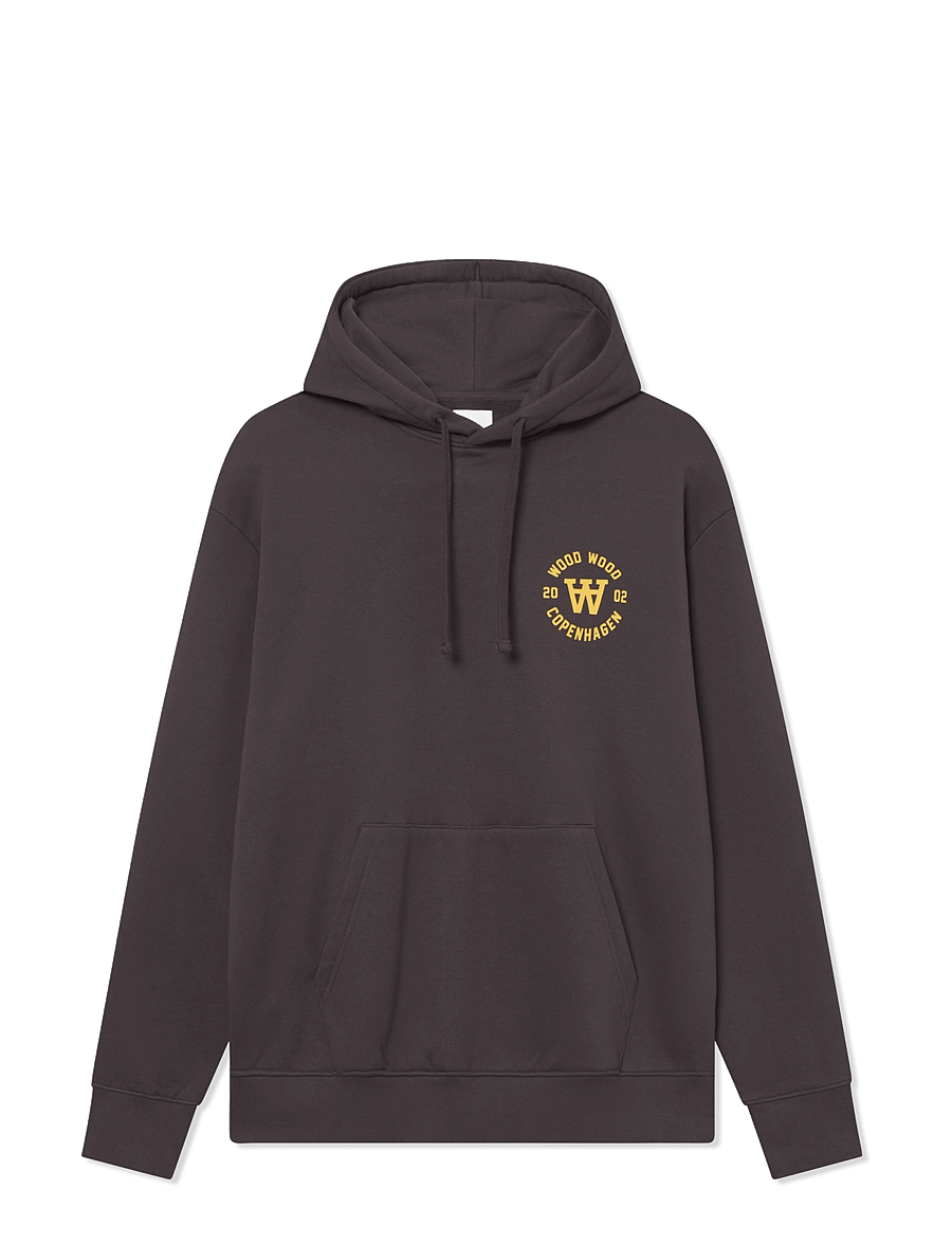 WOOD WOOD - WWCass AA seal print - kapuzenpullover - licorice - 1