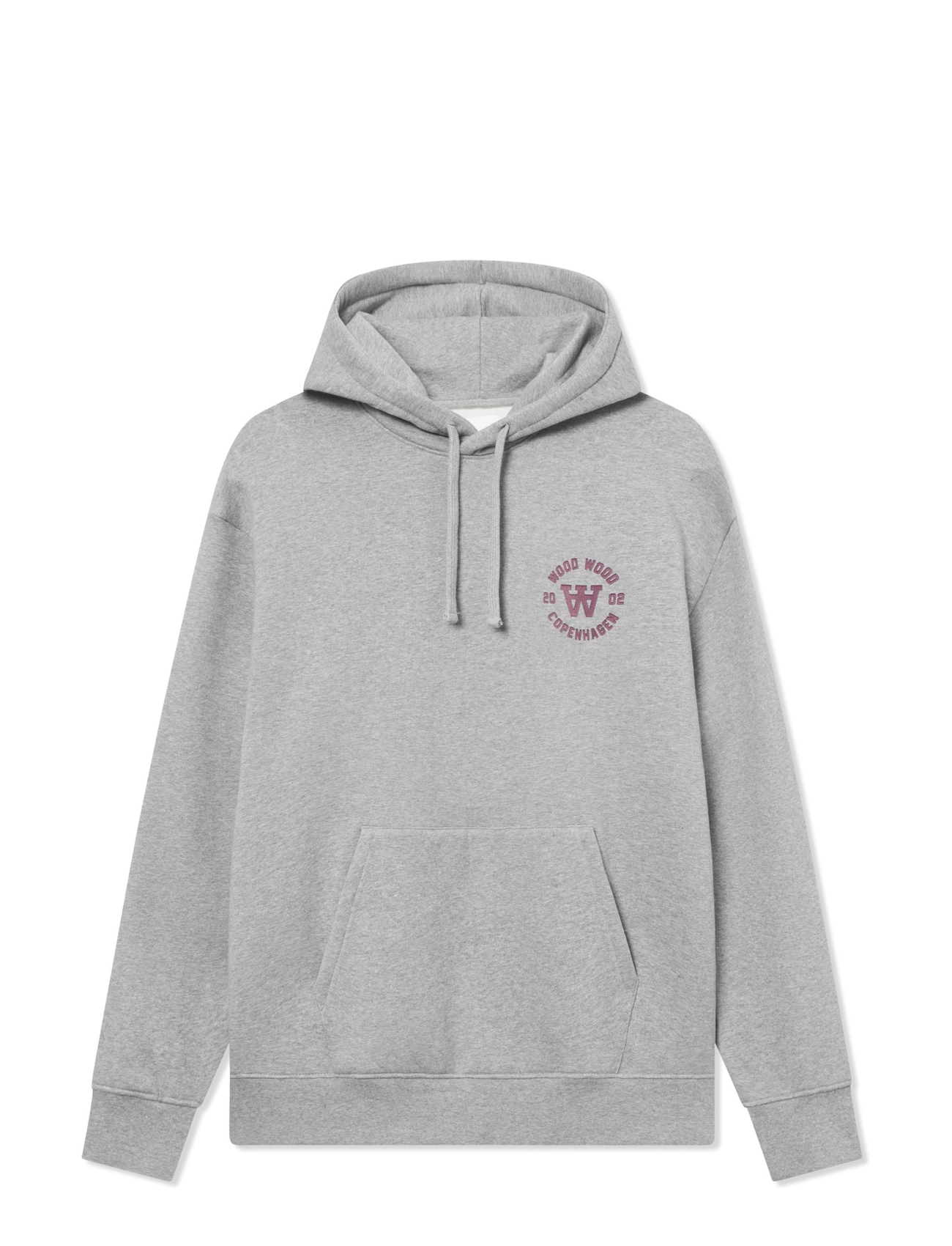 WOOD WOOD WWCass AA seal print - Tøj - LIGHT MELANGE GREY / grey
