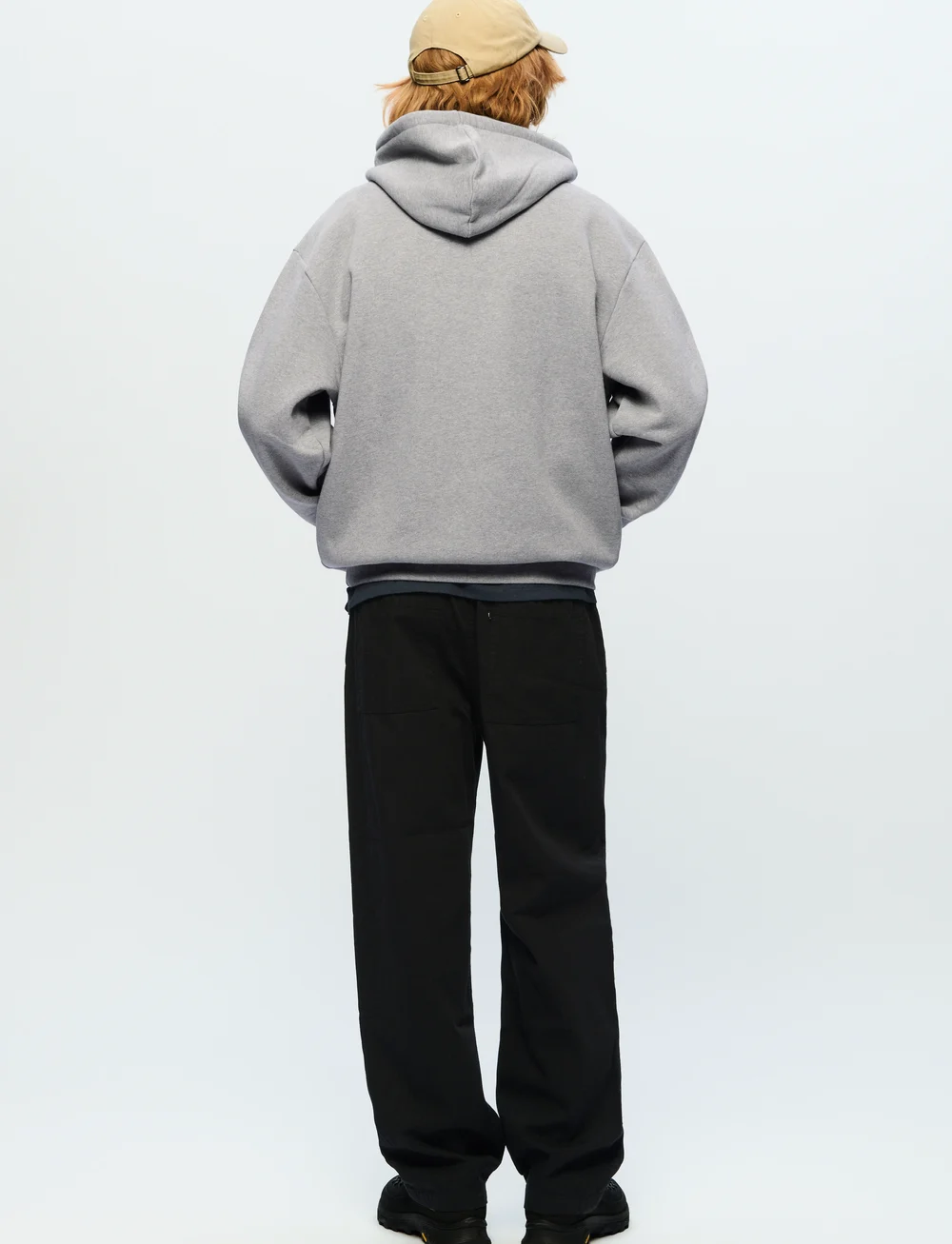 WOOD WOOD - WWCass AA seal print - hupparit - light melange grey - 3