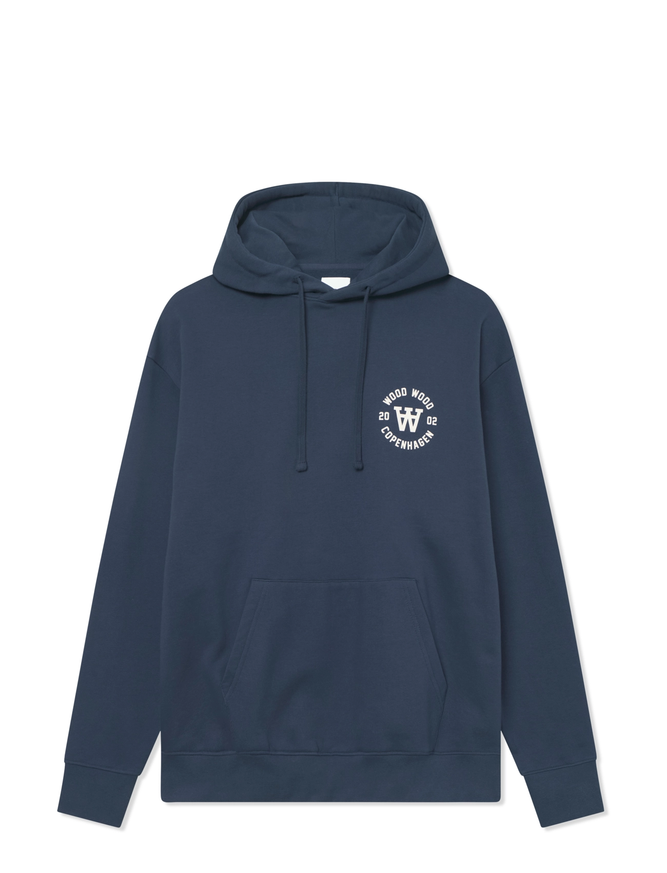 WOOD WOOD Wwcass Aa Seal Print Navy - L - Herren