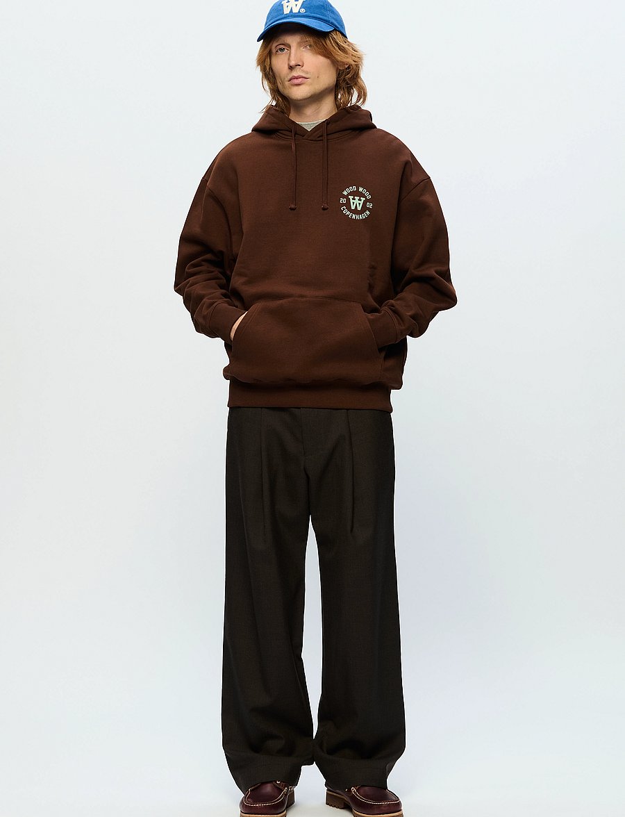 WOOD WOOD - WWCass AA seal print - kapuzenpullover - potting soil - 2