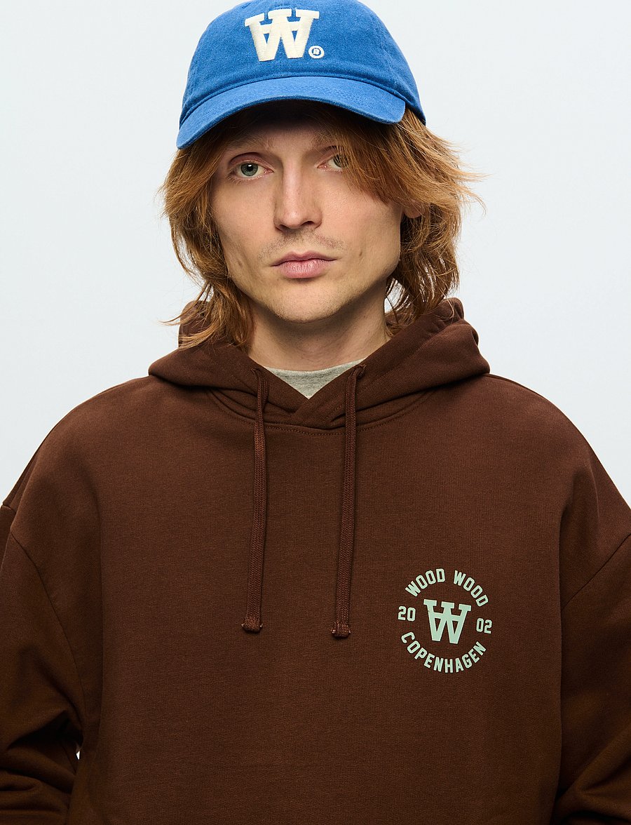 WOOD WOOD - WWCass AA seal print - kapuzenpullover - potting soil - 4