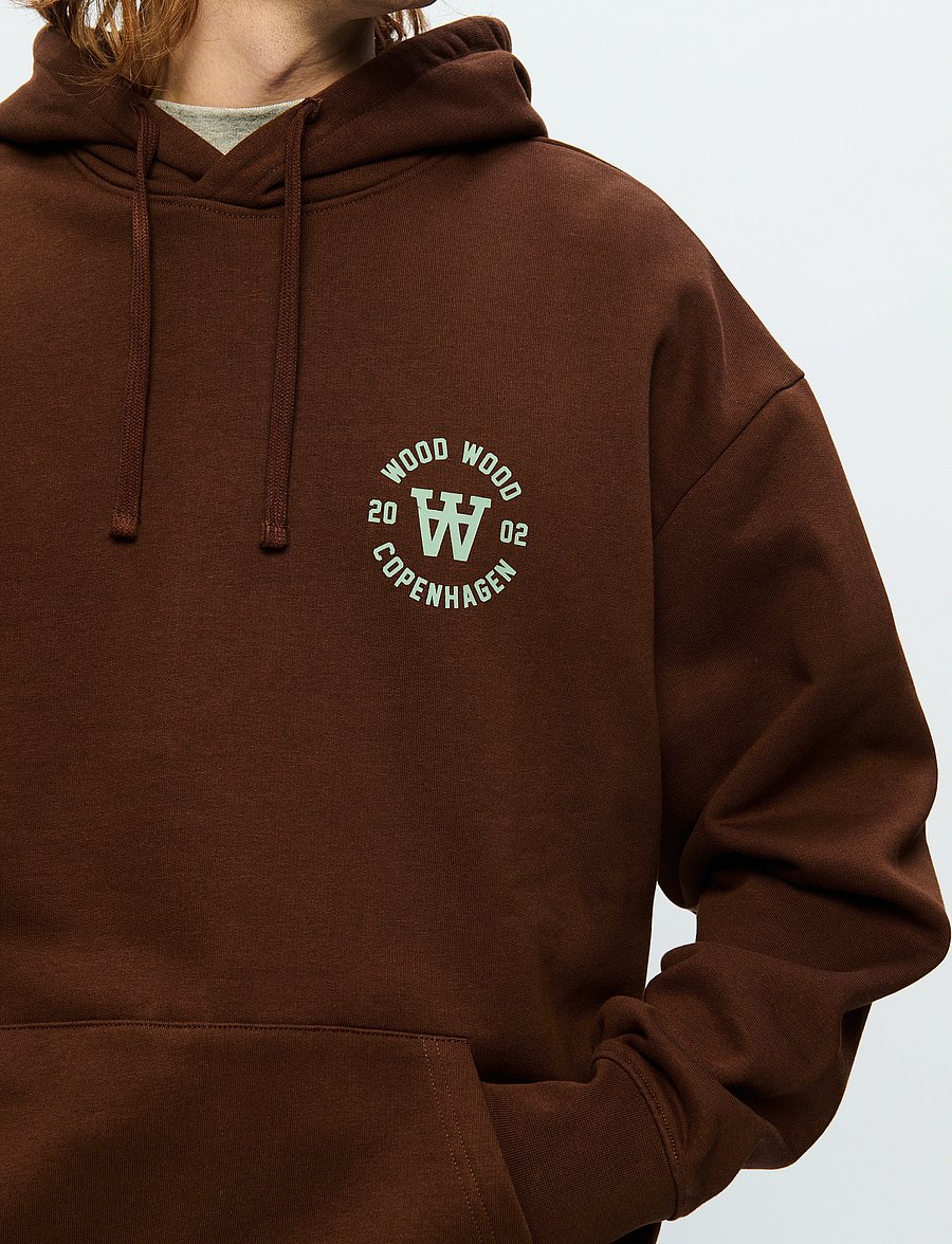 WOOD WOOD - WWCass AA seal print - kapuzenpullover - potting soil - 5