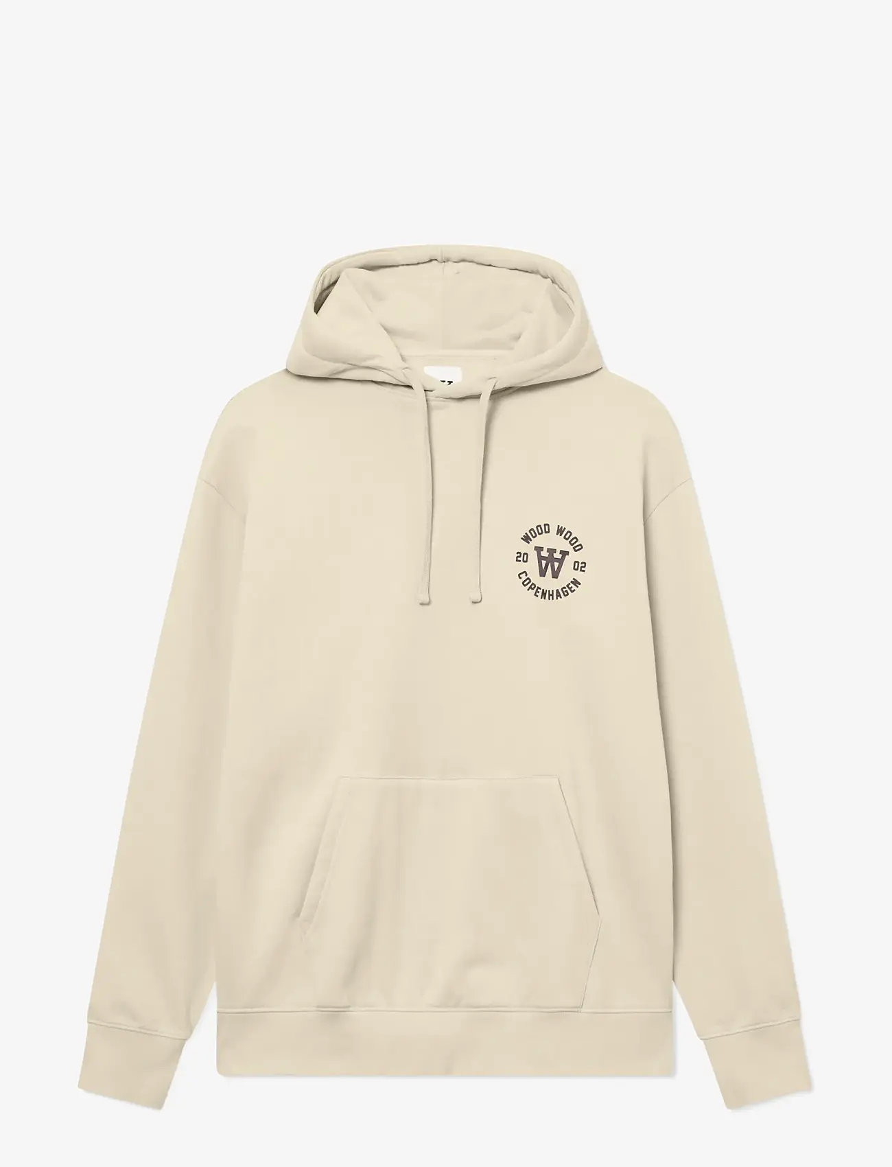 WOOD WOOD - WWCass AA seal print - kapuutsiga dressipluusid - silver gray - 1