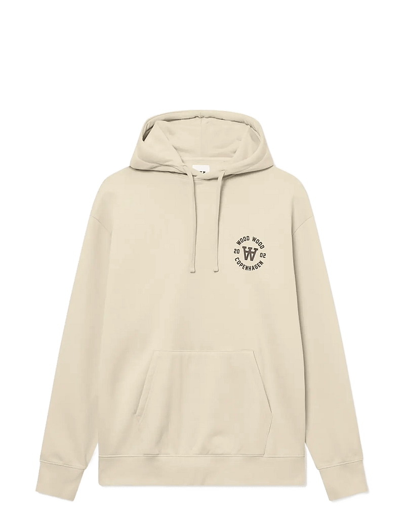 WOOD WOOD - WWCass AA seal print - kapuutsiga dressipluusid - silver gray - 1