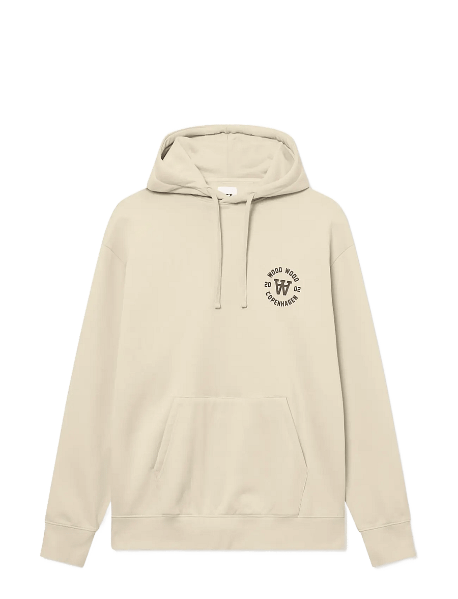 WOOD WOOD - WWCass AA seal print - sweats à capuche - silver gray - 1