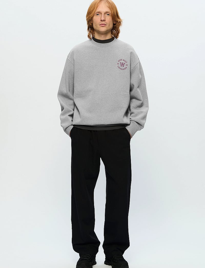 WOOD WOOD - WWNoel AA seal print - shoppa efter stil - light melange grey - 2