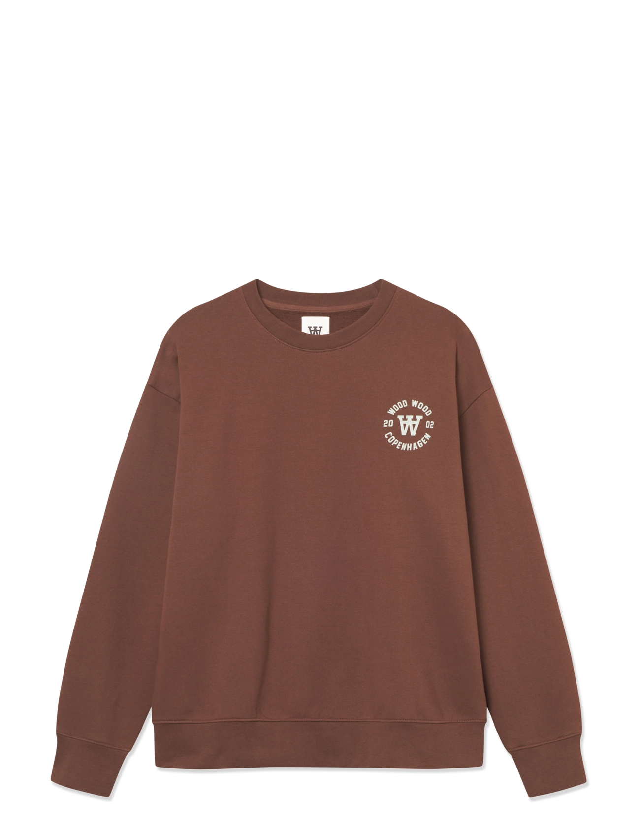 WOOD WOOD Wwnoel Aa Seal Print Braun - S - Herren