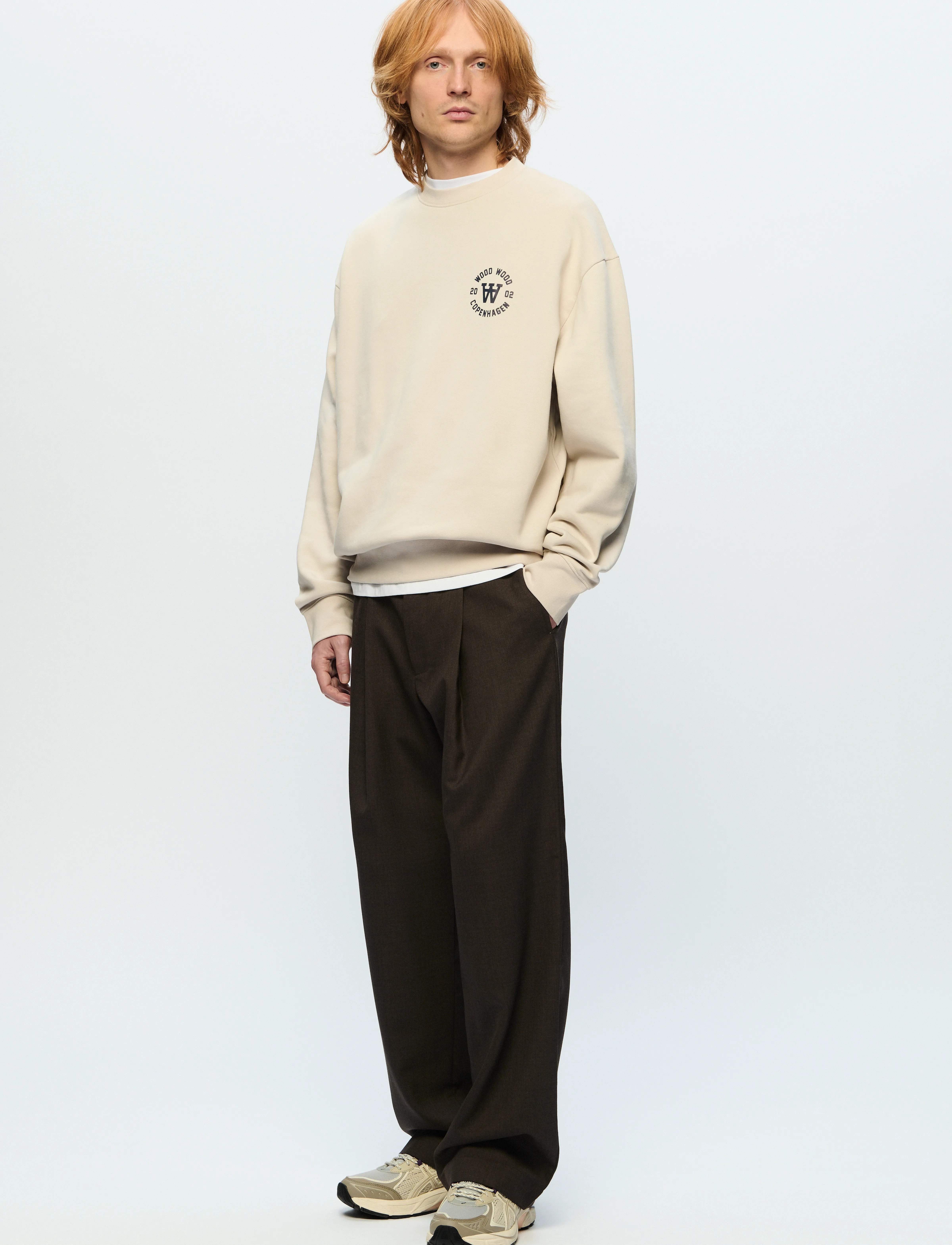 WOOD WOOD - WWNoel AA seal print - sweatshirts - silver gray - 2