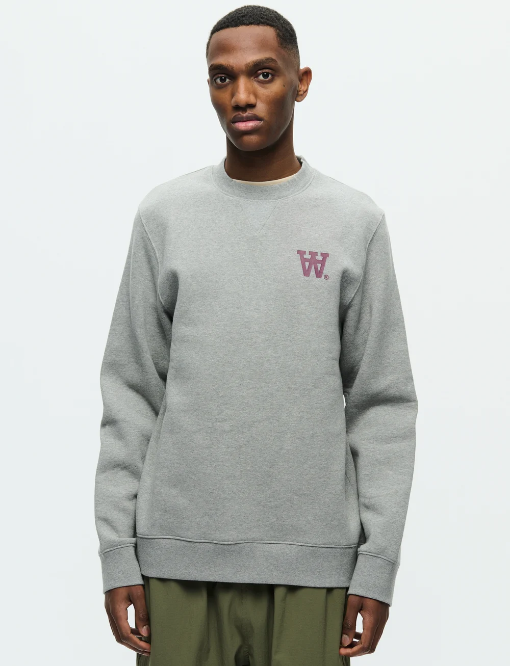 WOOD WOOD - WWTye AA - shop efter stil - light melange grey - 0