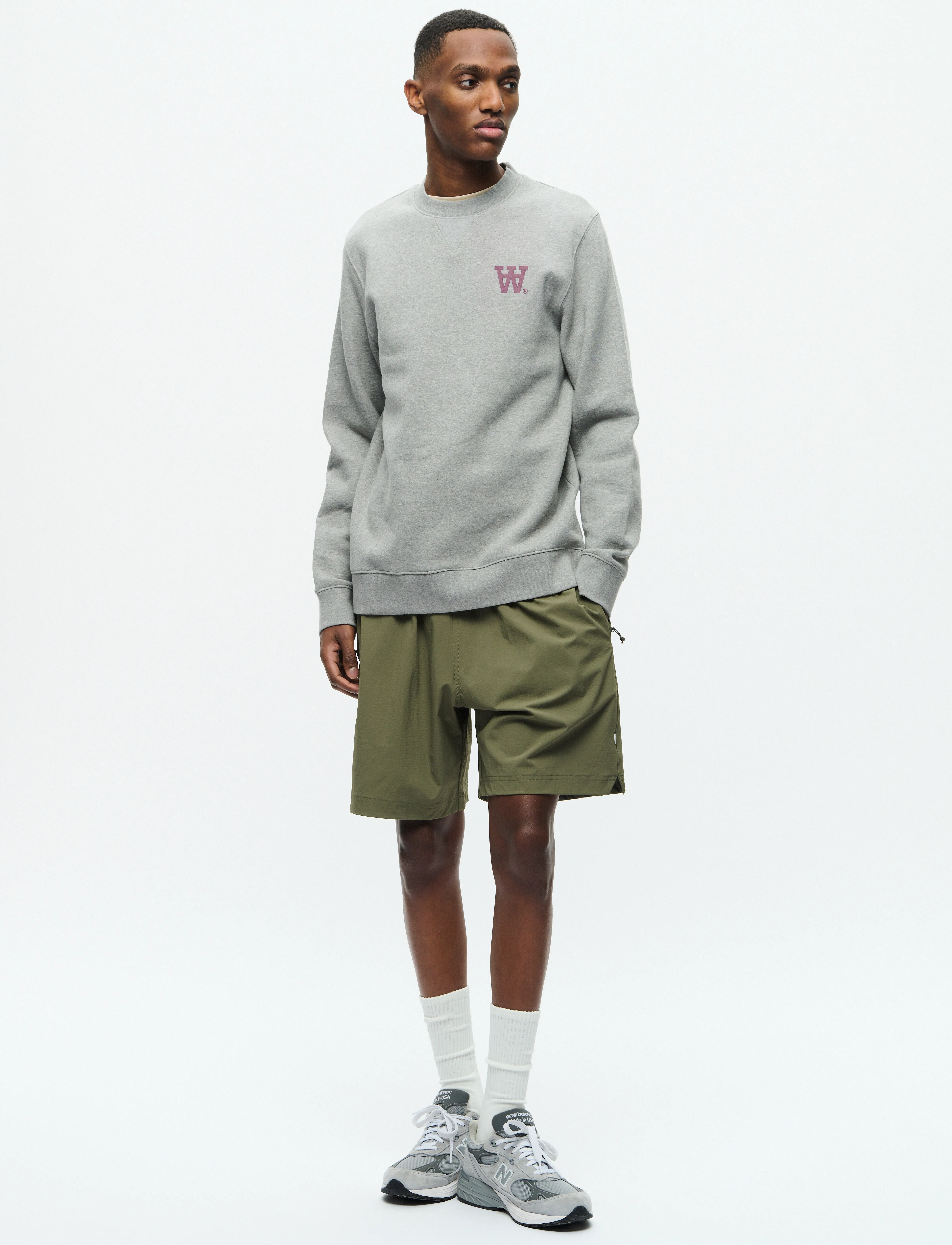 WOOD WOOD - WWTye AA - collegepaidat - light melange grey - 2