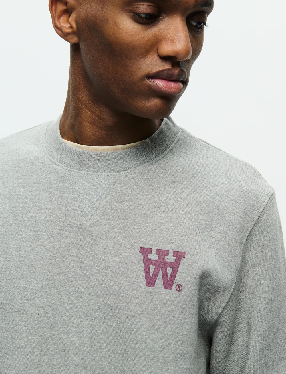 WOOD WOOD - WWTye AA - shop efter stil - light melange grey - 4