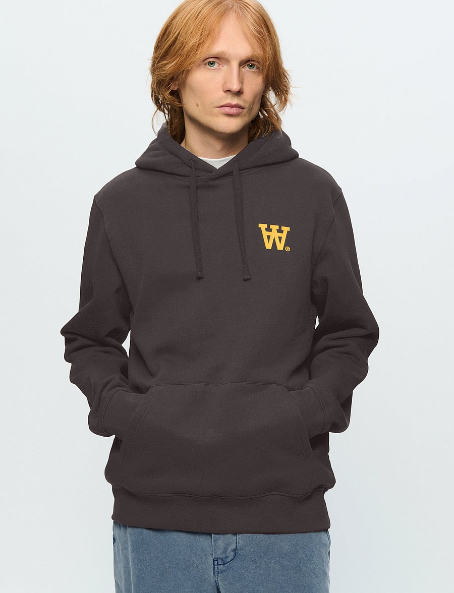 WOOD WOOD - WWAsh AA - sweats à capuche - licorice - 0