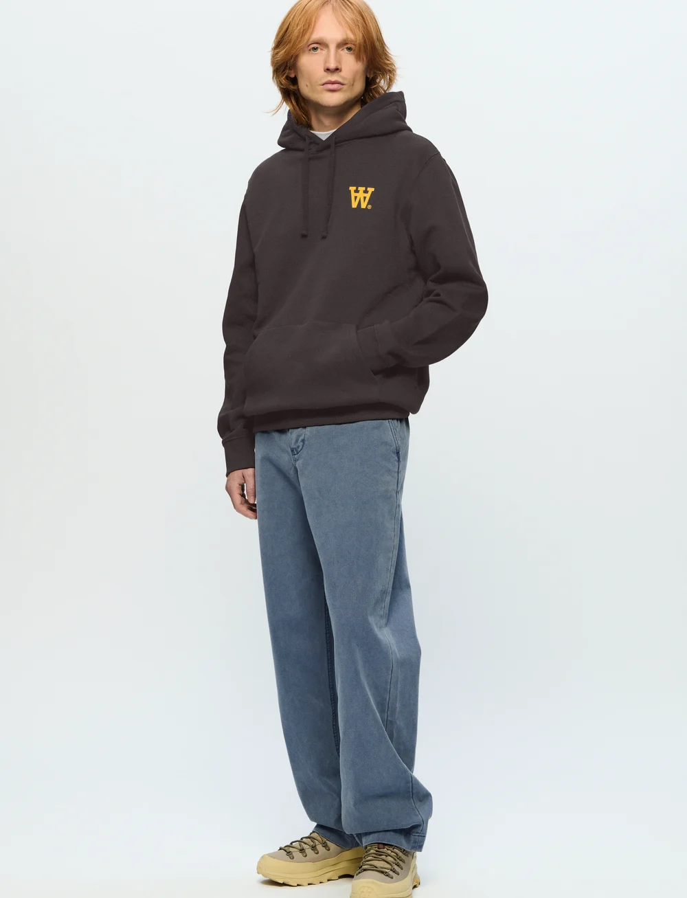 WOOD WOOD - WWAsh AA - hættetrøjer - licorice - 2