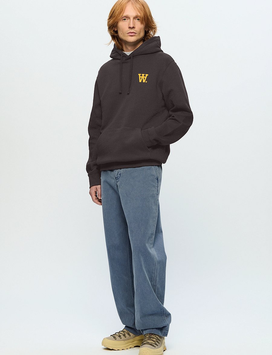 WOOD WOOD - WWAsh AA - sweats à capuche - licorice - 2
