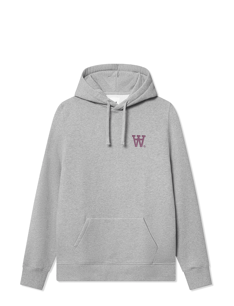 WOOD WOOD - WWAsh AA - hoodies - light melange grey - 1