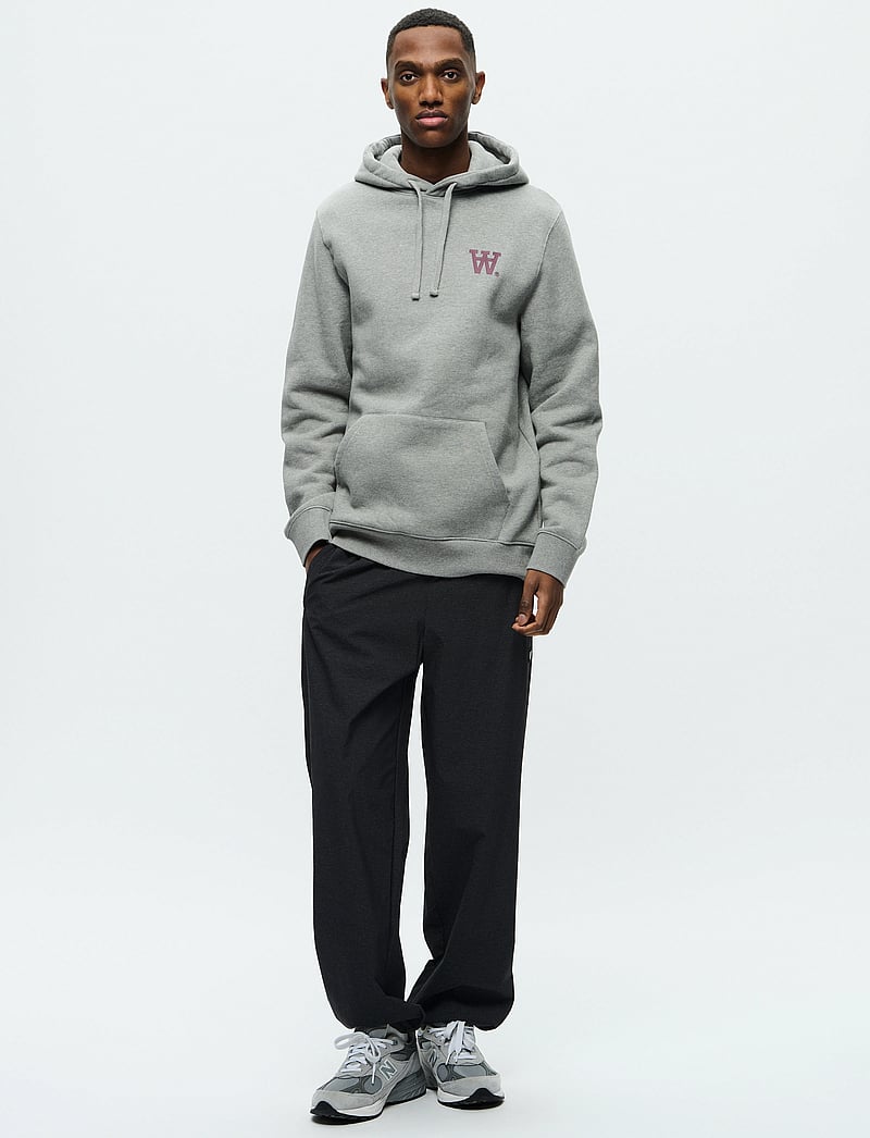 WOOD WOOD - WWAsh AA - hoodies - light melange grey - 2