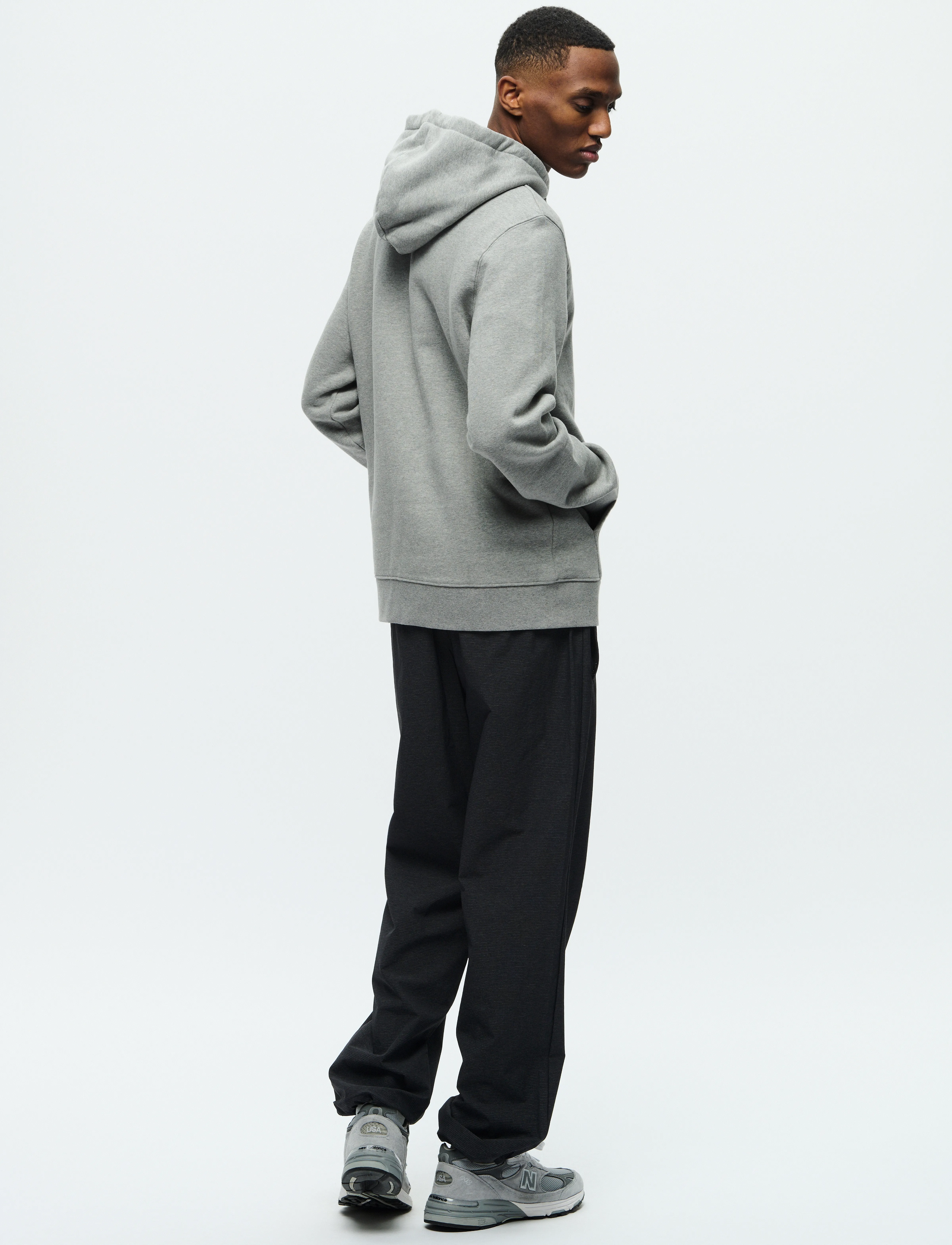 WOOD WOOD - WWAsh AA - kapuzenpullover - light melange grey - 3
