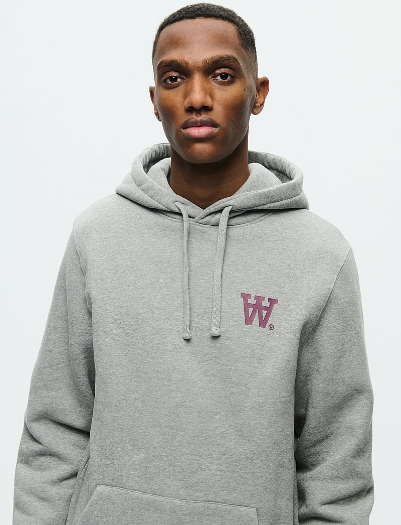 WOOD WOOD - WWAsh AA - hoodies - light melange grey - 4