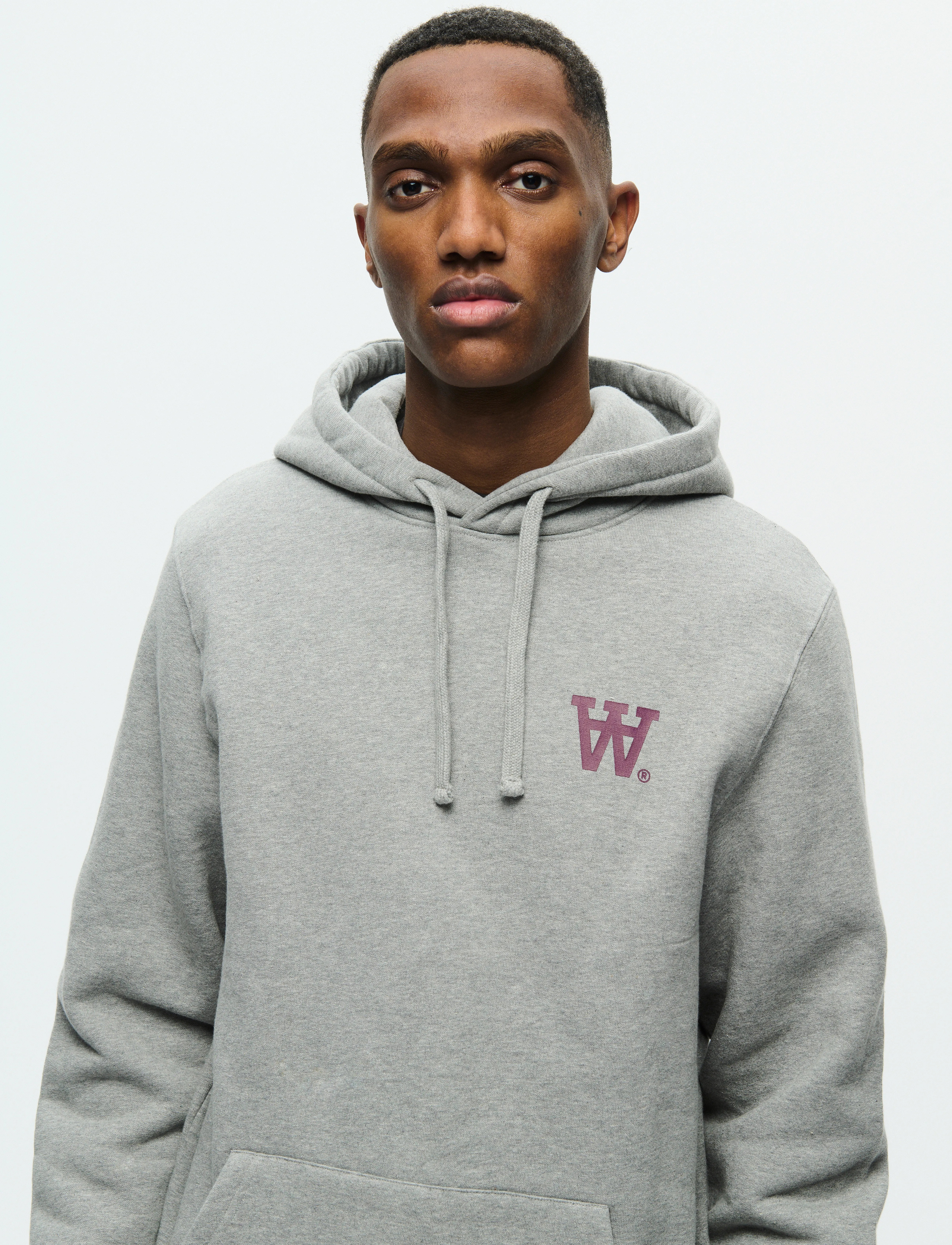 WOOD WOOD - WWAsh AA - kapuzenpullover - light melange grey - 4