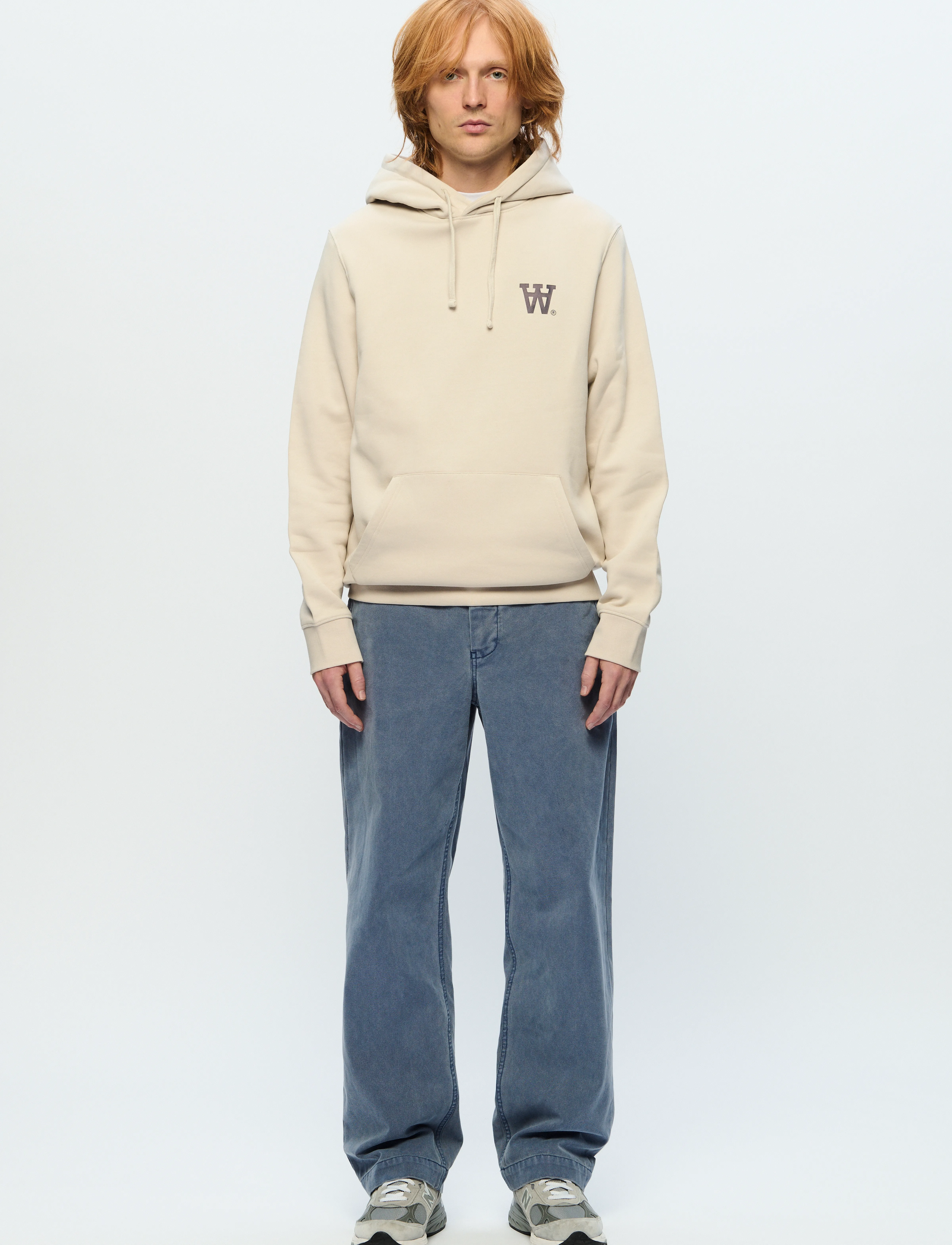 WOOD WOOD - WWAsh AA - kapuzenpullover - silver gray - 2