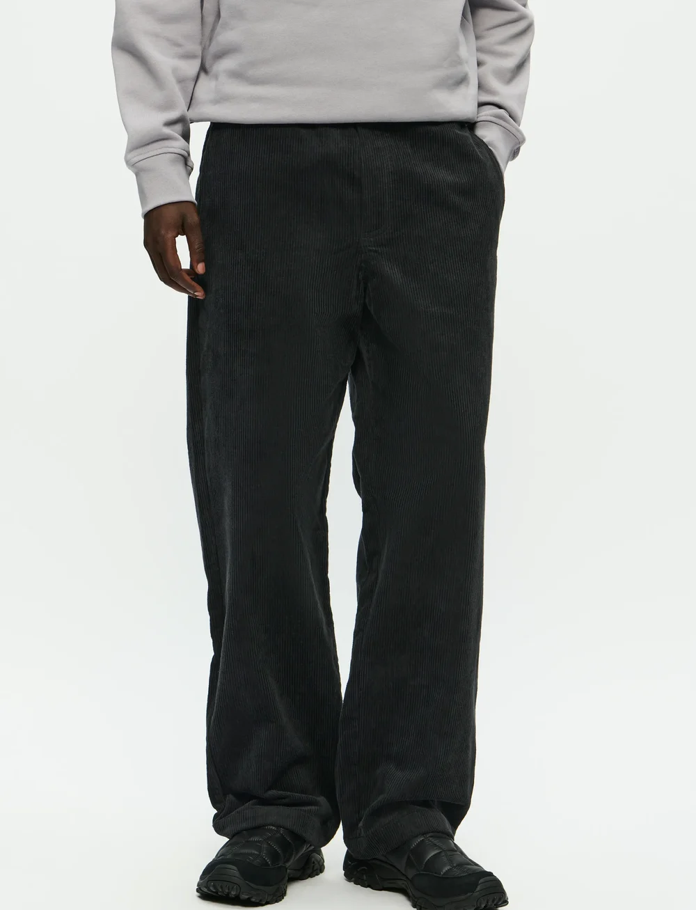 WOOD WOOD - WWLax trousers 25188 - vabaaja püksid - black sand - 0