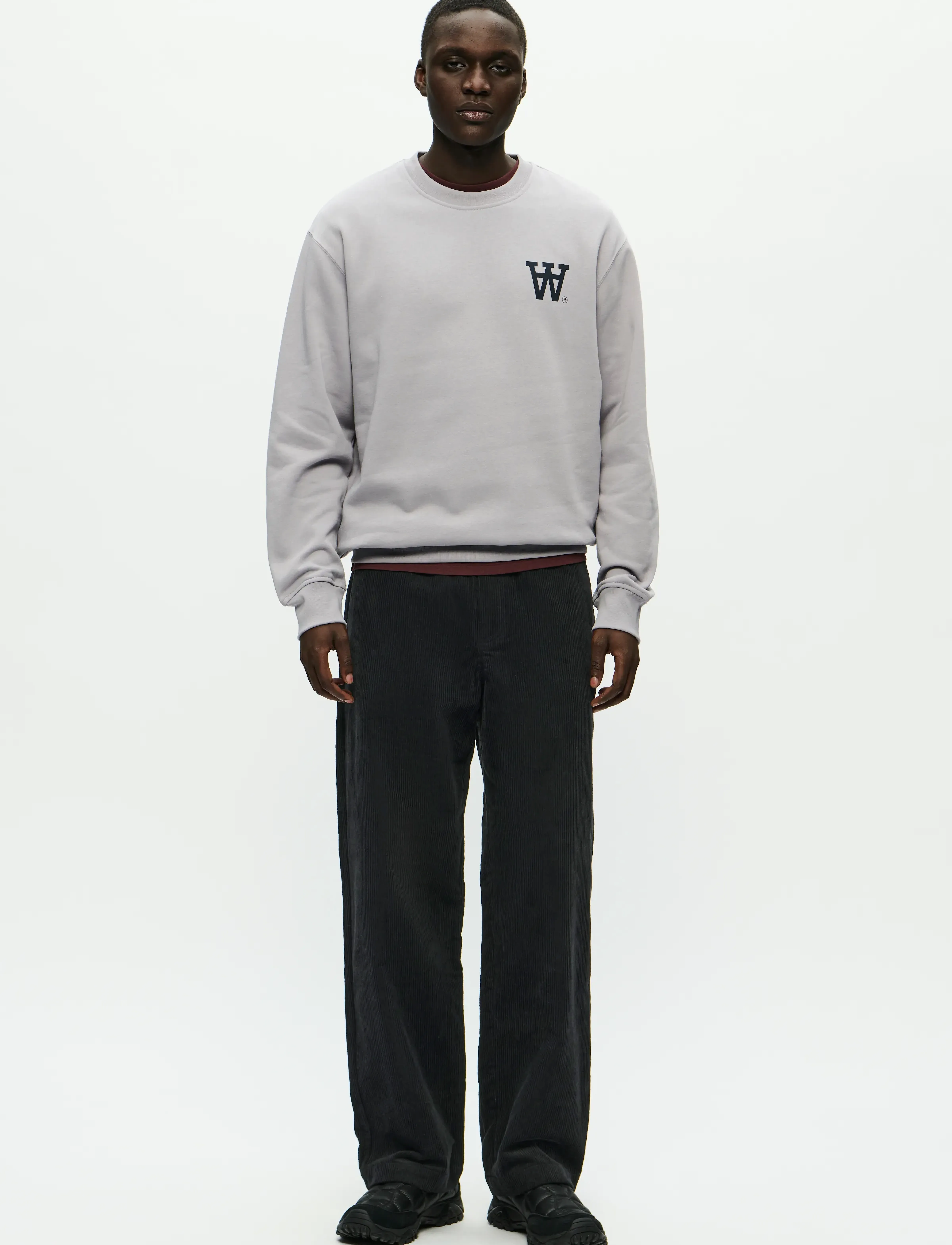 WOOD WOOD - WWLax trousers 25188 - pantalons décontractés - black sand - 2